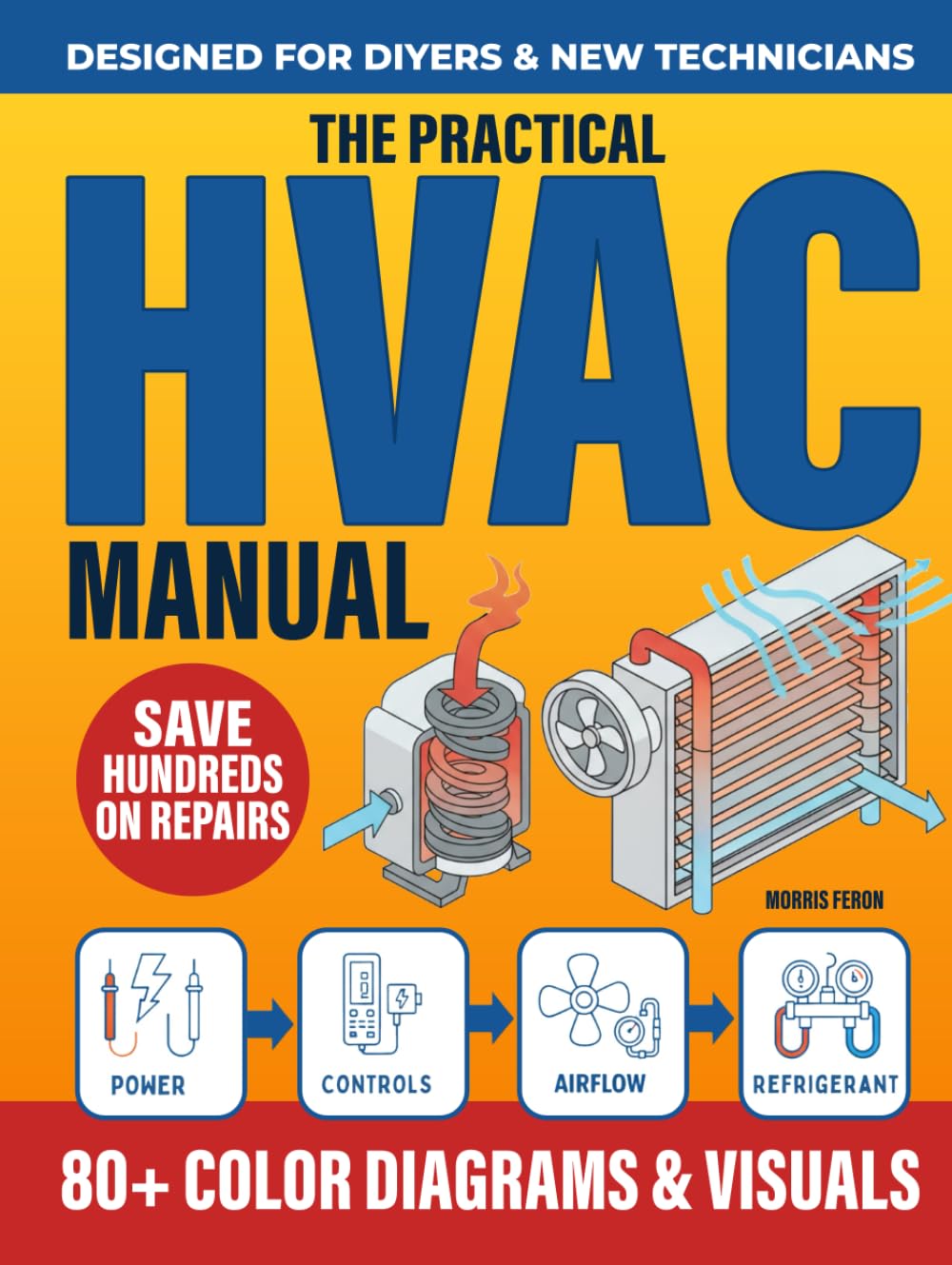 The Practical HVAC Manual: A Step-By-Step Illustrated Guide To Diagnose, Repair & Maintain Any System Without Confusion, Guesswork, Or Costly Technician Fees