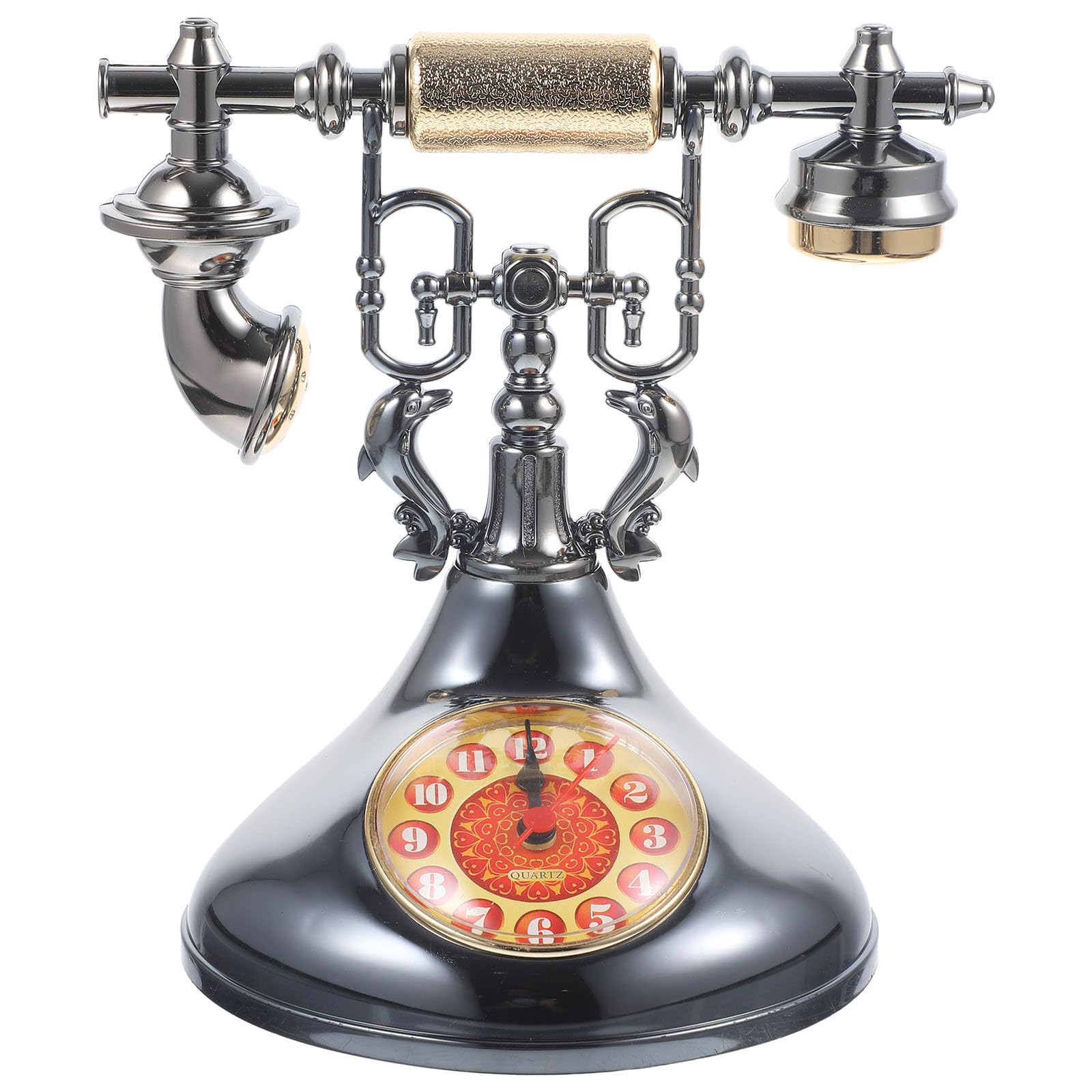Reloj de mesa retro vintage para decorar tu escritorio de oficina con diseño telefónico único
