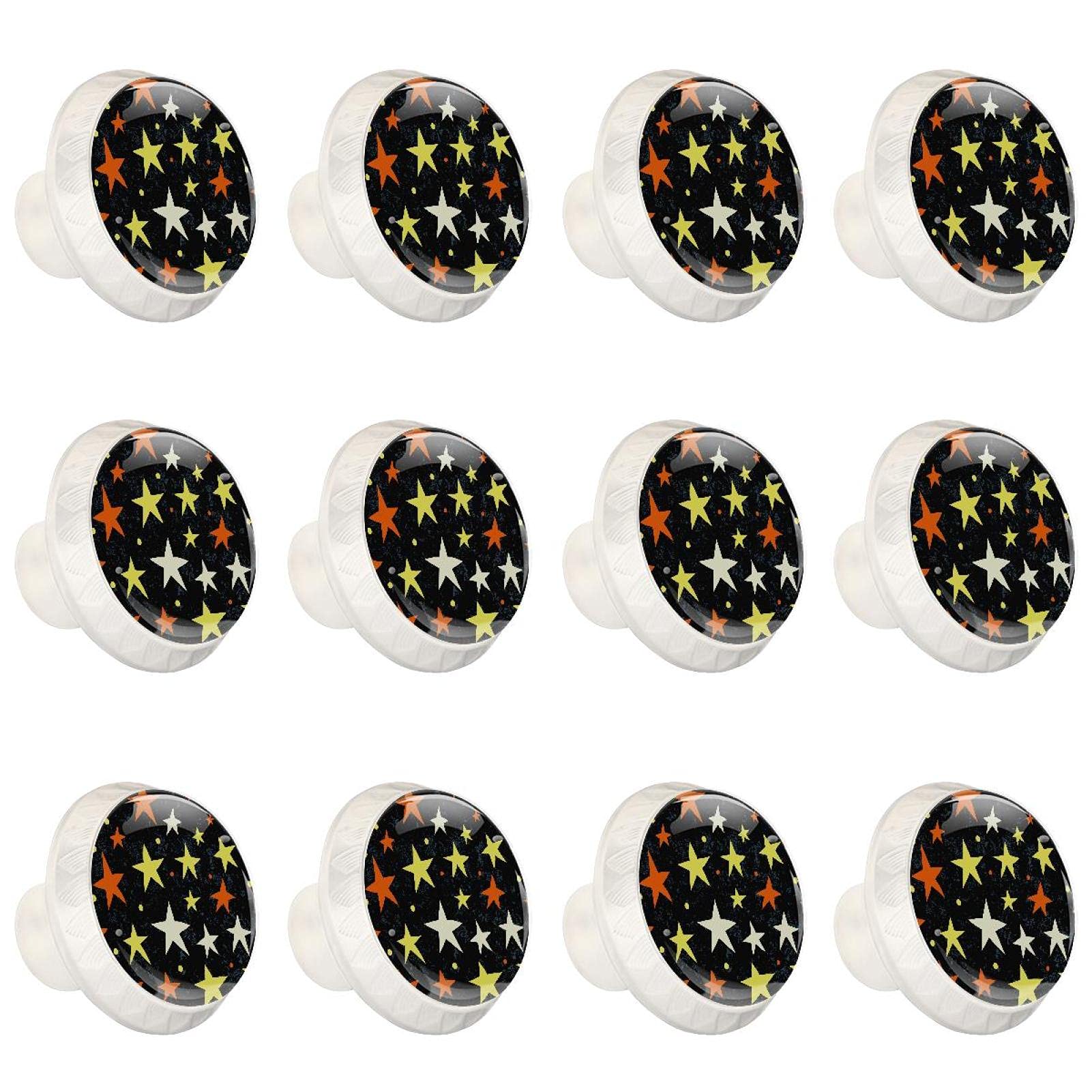 Boutons de cuisine ronds étoile poignée de meuble style nordique chic