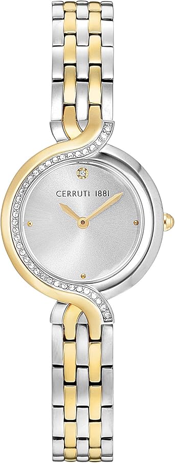 Cerruti 1881 Tragliata CRM165SGT04MGT - Orologio da donna, colore:  Argento/Oro : Amazon.it: Orologi