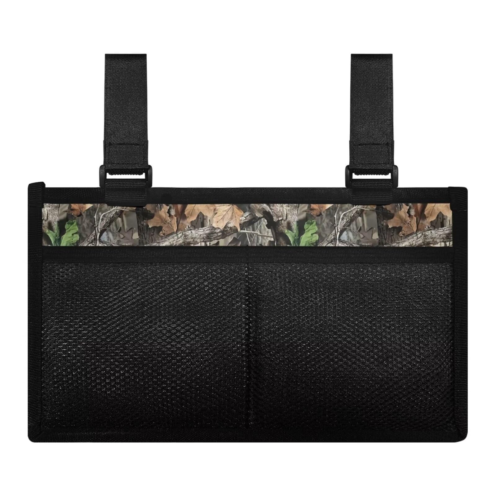 ZOUTAIRONG Camo Branches Wheelchair Bags to Hang on Back Wheelchair Armrest Side Bag Walker Bag for Folding Walker Wheel Chair Accessories Adults Bag for Walker Drive Walker Accessories Tote Bag
