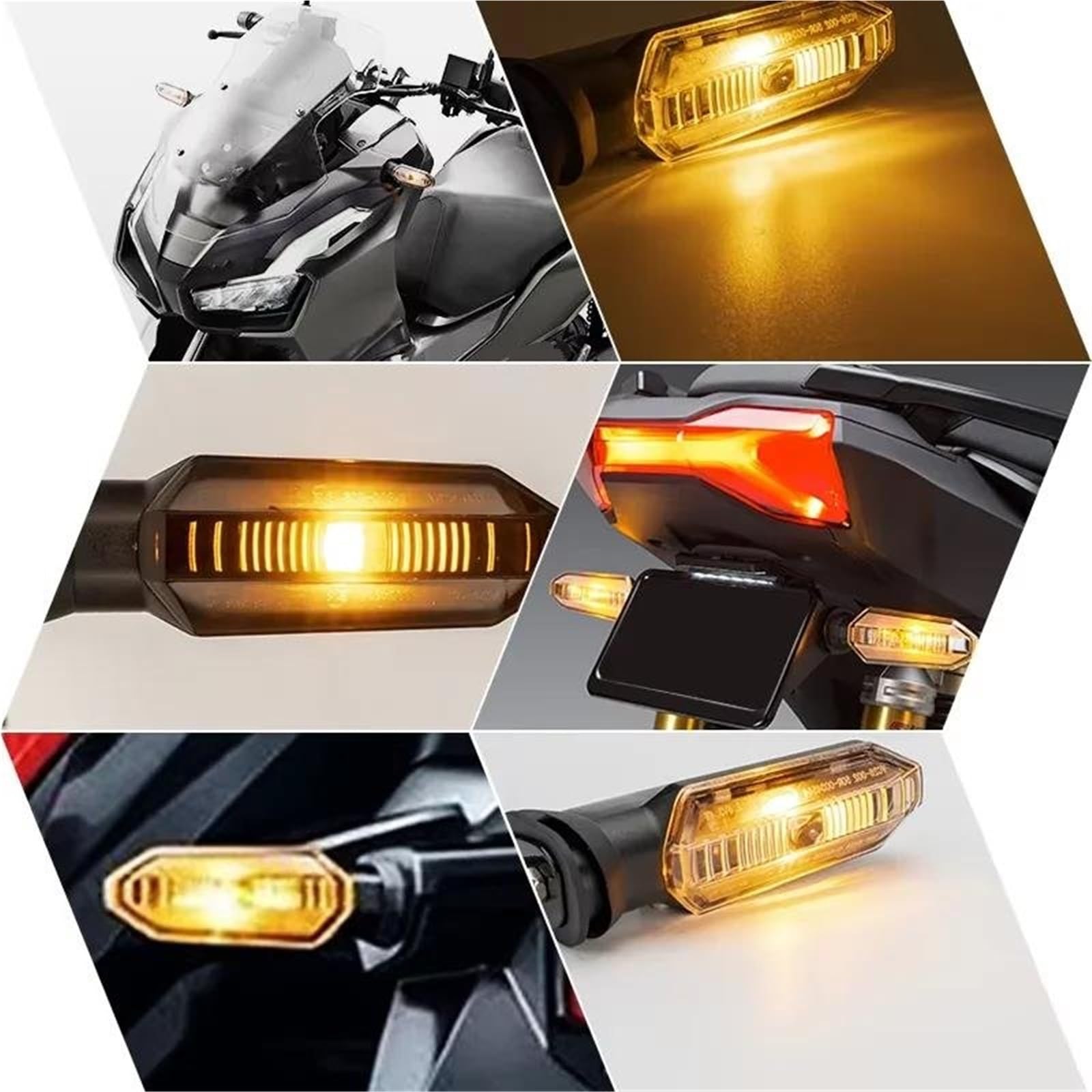 Indicatore Luce Indicatori Di Direzione A LED Per Moto Per NC700 NC750 S/X/DCT CTX700 Per CBR 600RR 650F 500R 400R Frecce Ricambi Componenti Indicatori Direzione Frecce Moto