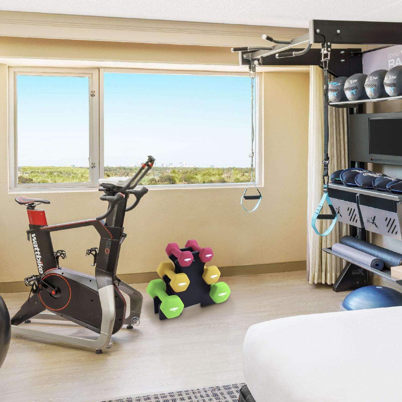 ACTIVE FOREVER Hex Dumbbells (Pair), Neoprene Waterproof Non-slip Dumbbells (MultiColor 2×(1+2+3) kg) 3 71+mWzo8mjL. AC SL1366