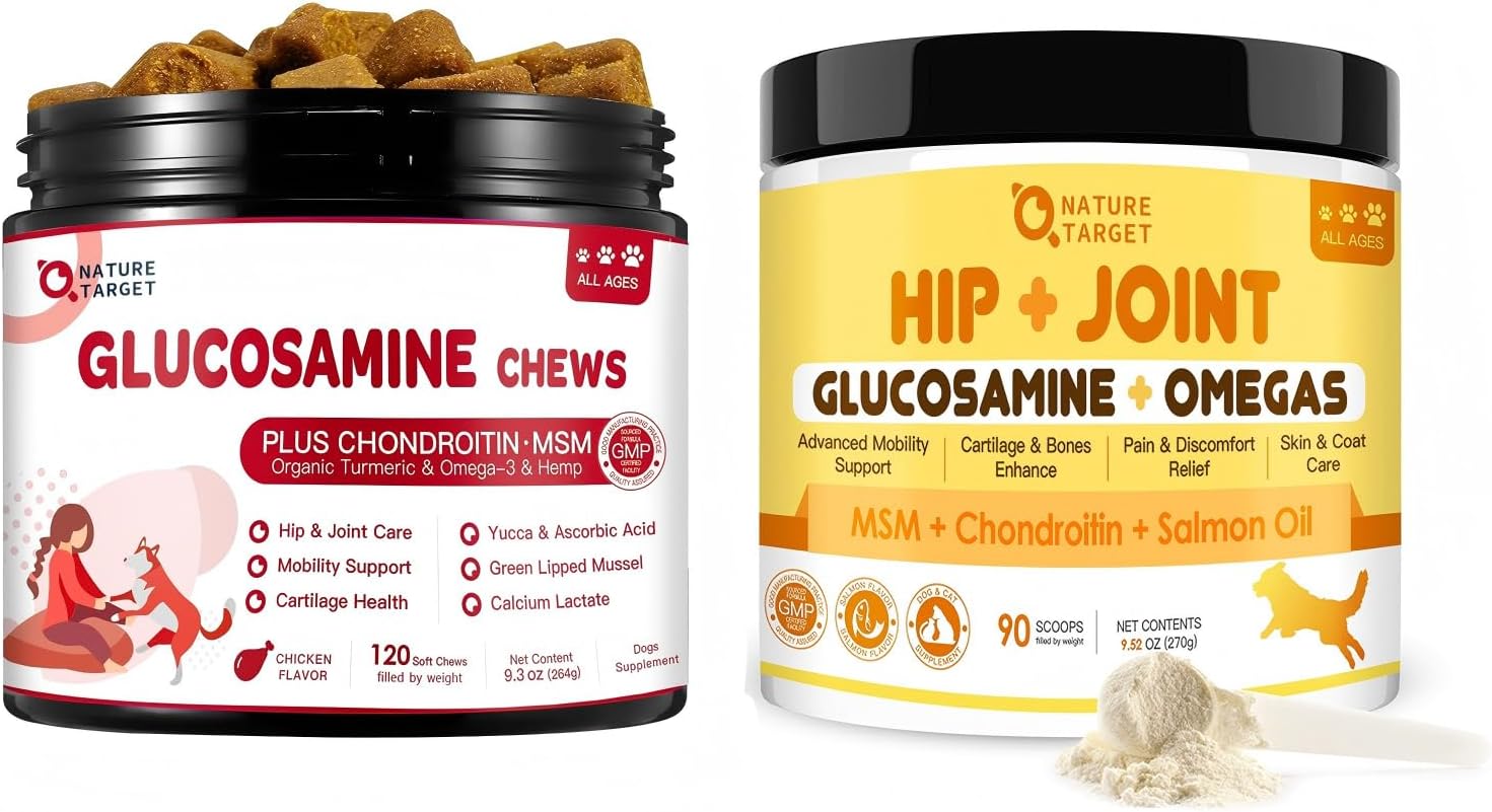 Glucosamine for Dogs Soft Chews & Powder Form