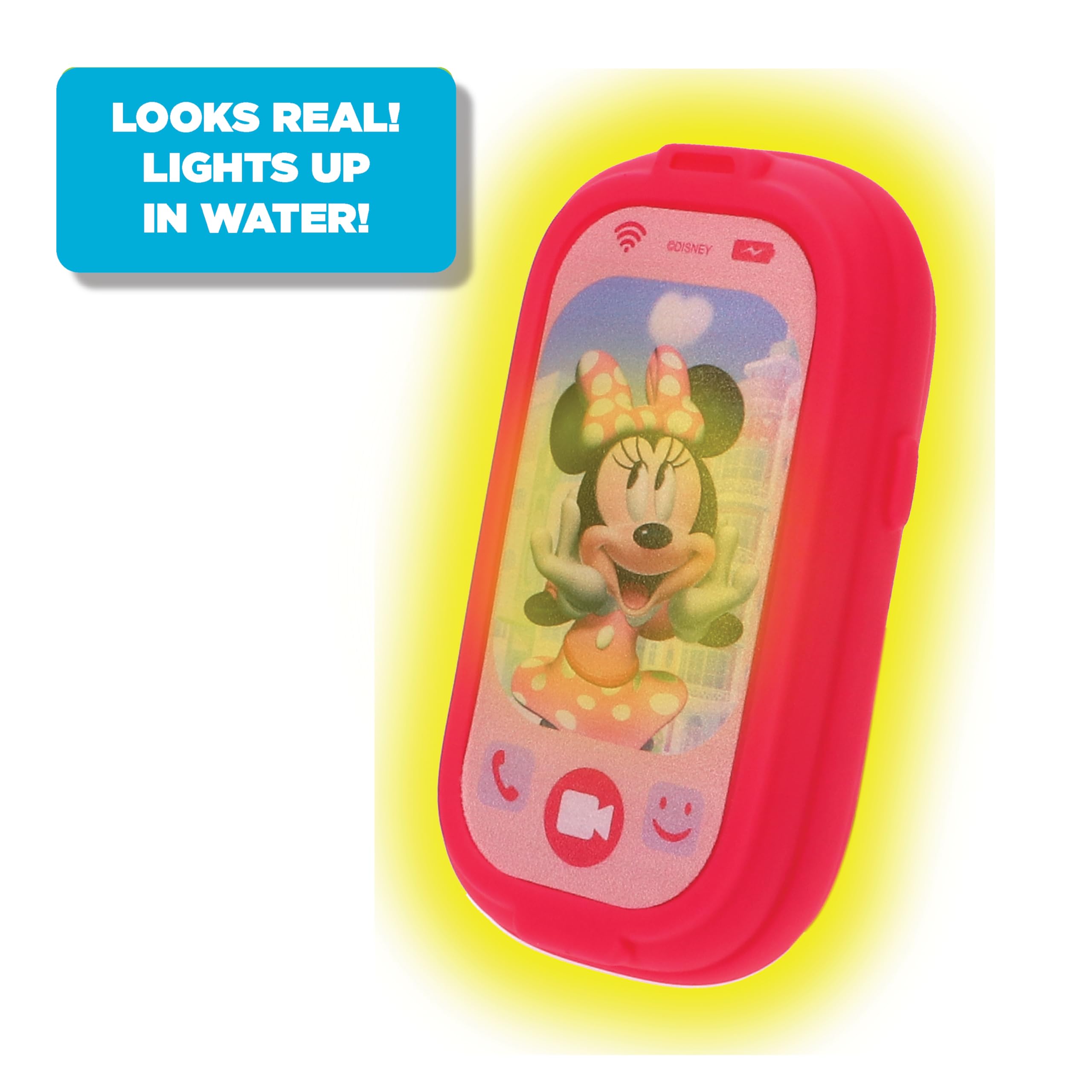 Minnie Light Up - Squirter para teléfono celular, paquete de 6 piezas