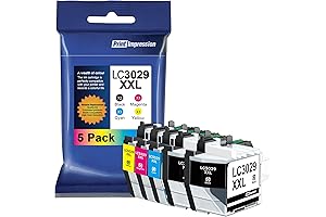 LC3029XXL 5-Pack Compatible Ink Cartridge Replacement for Brother