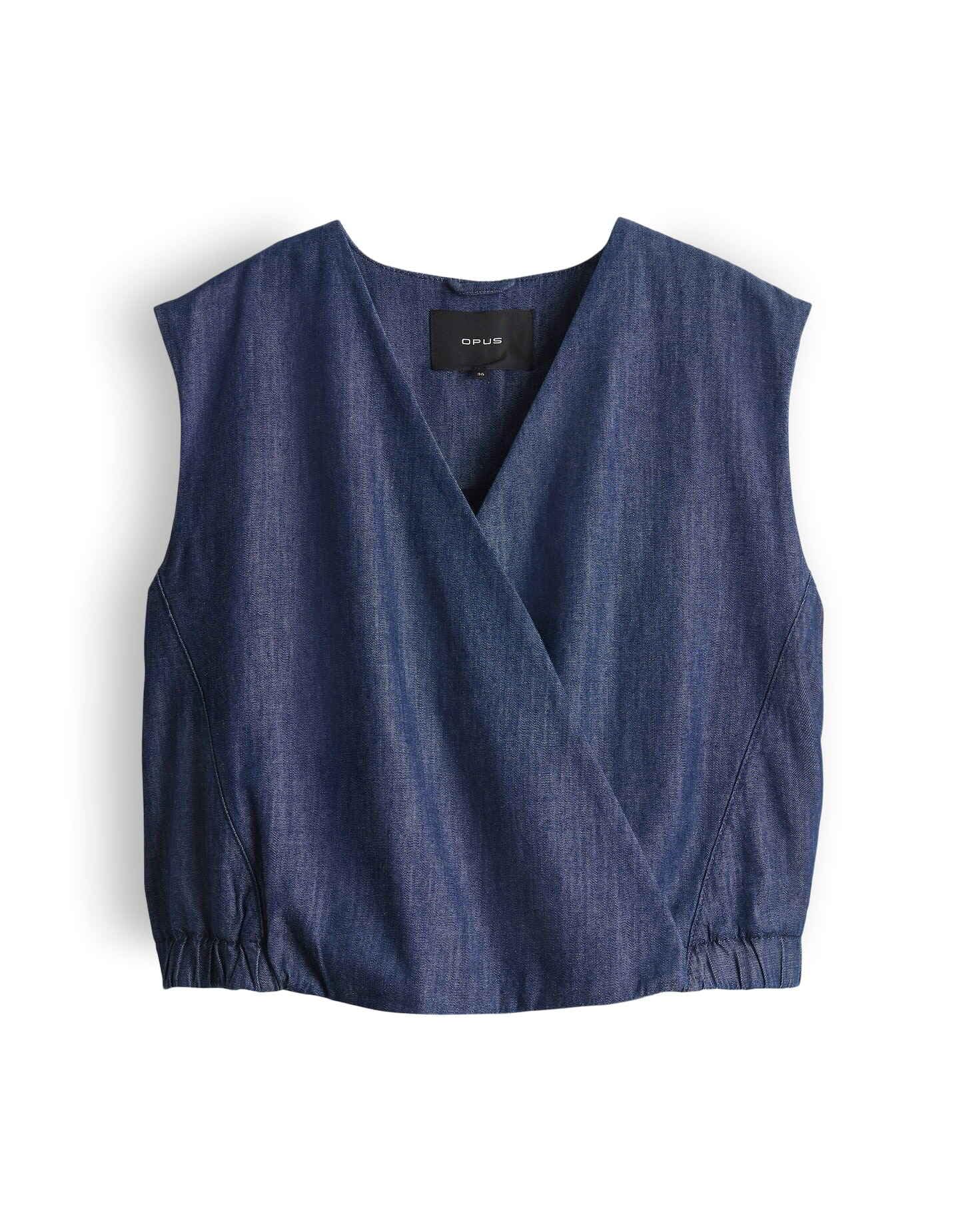 OPUS Damen Weste | Weste aus weichem Chambray Denim