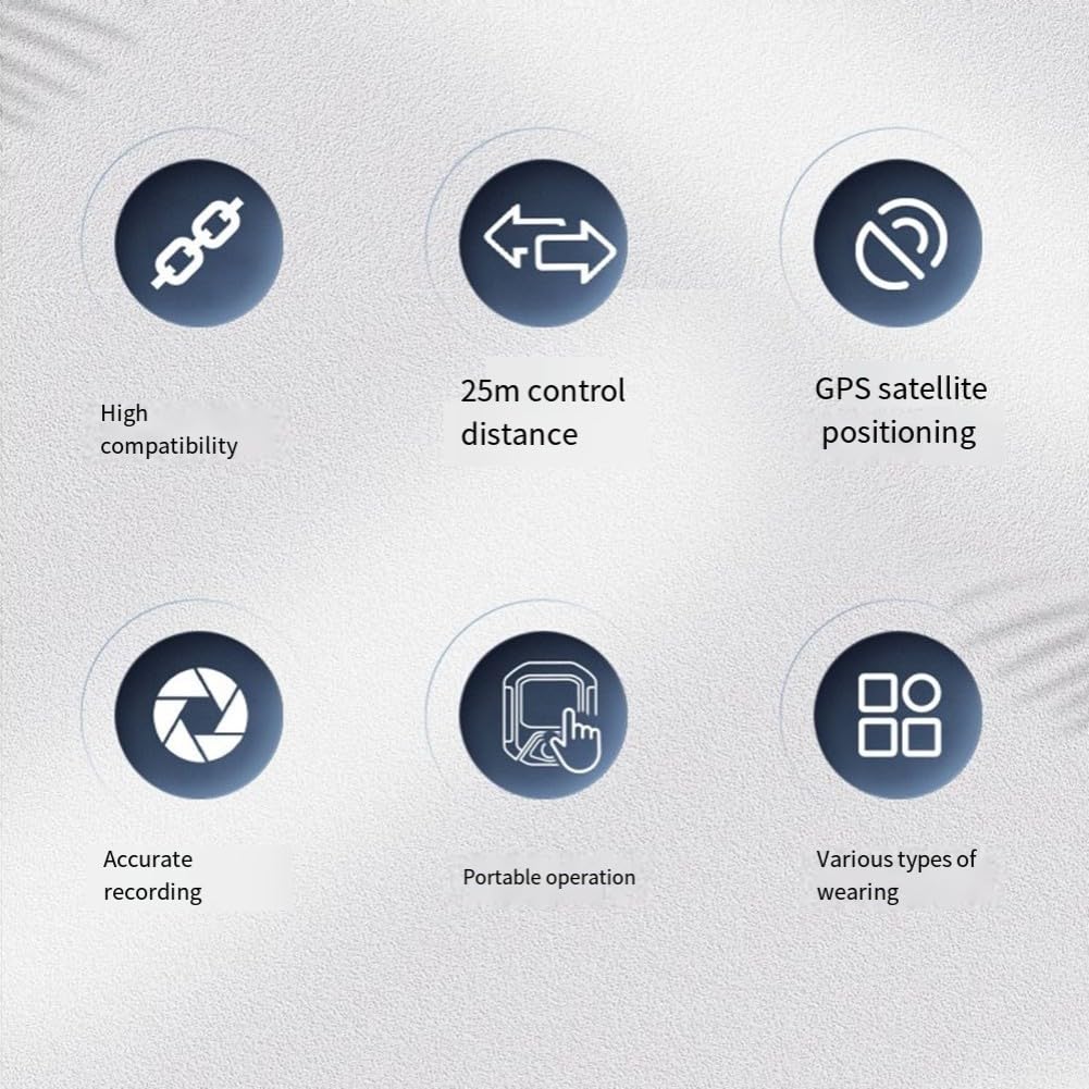 Télécommande GPS BT pour Insta360 X5, écran surveillance temps réel, portée 25 m