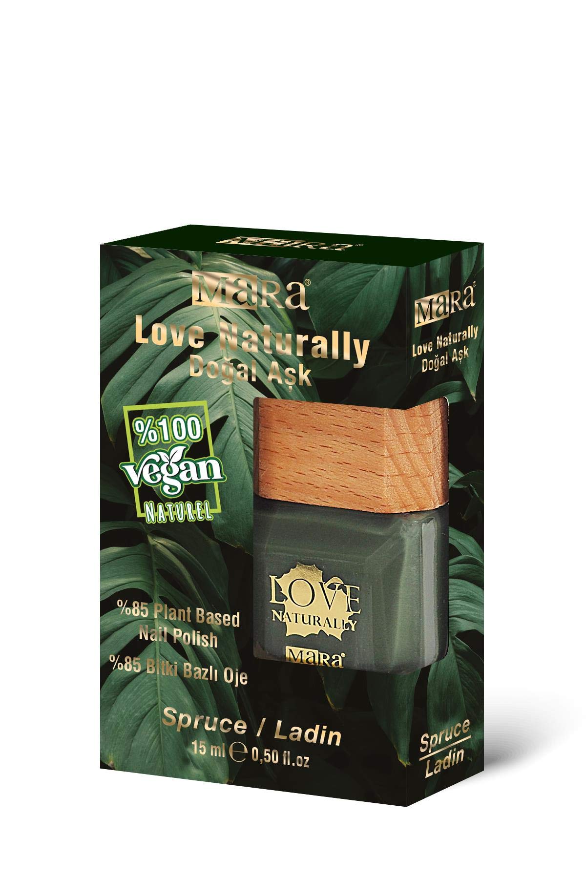 MARA KOZMETİK Love Naturally Doğal Vegan Oje 15ml Ladin