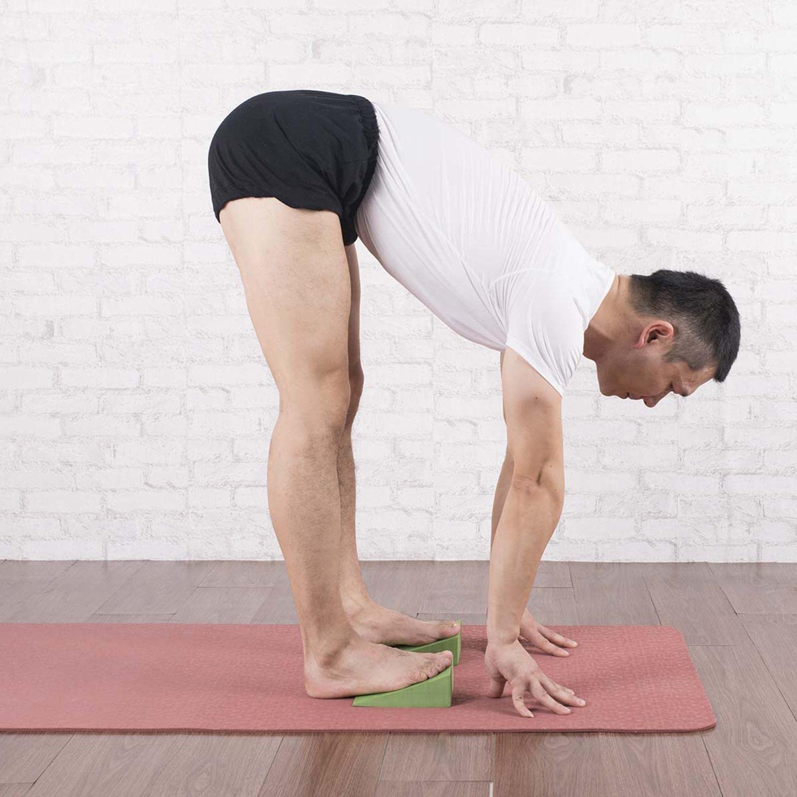 Yoga Blocks Wrist Wedge Footrest Cushion Balance for Gym Plank Stretching M-image-34