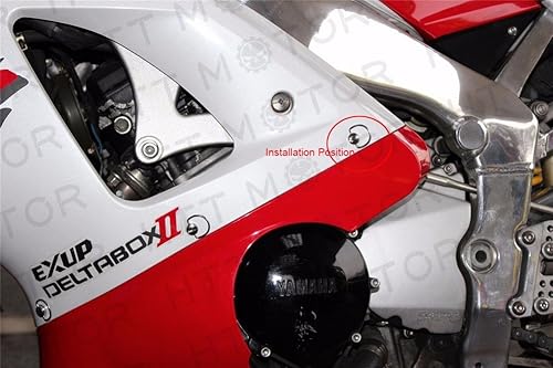 Miniatura 5 de HTTMT MT278-BK X5 Dzus 0.591 in Negro Cierre Rápido Pernos de carenado Pernos de Cuarto de Giro + Clips