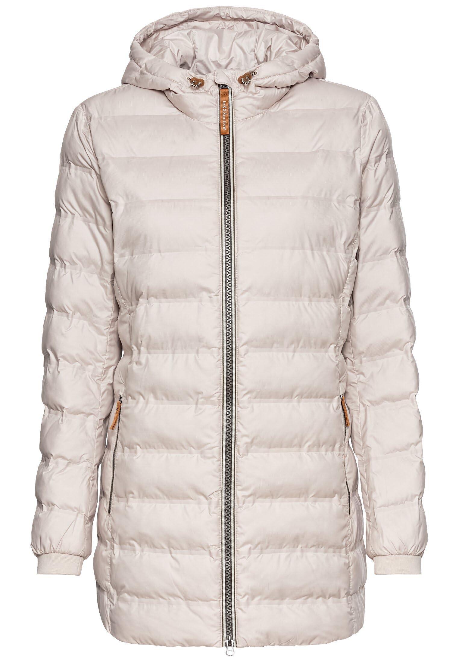 camel active Damen teXXXactive® Funktionsjacke aus recyceltem Polyester Mandel-Weiß, womenswear-34