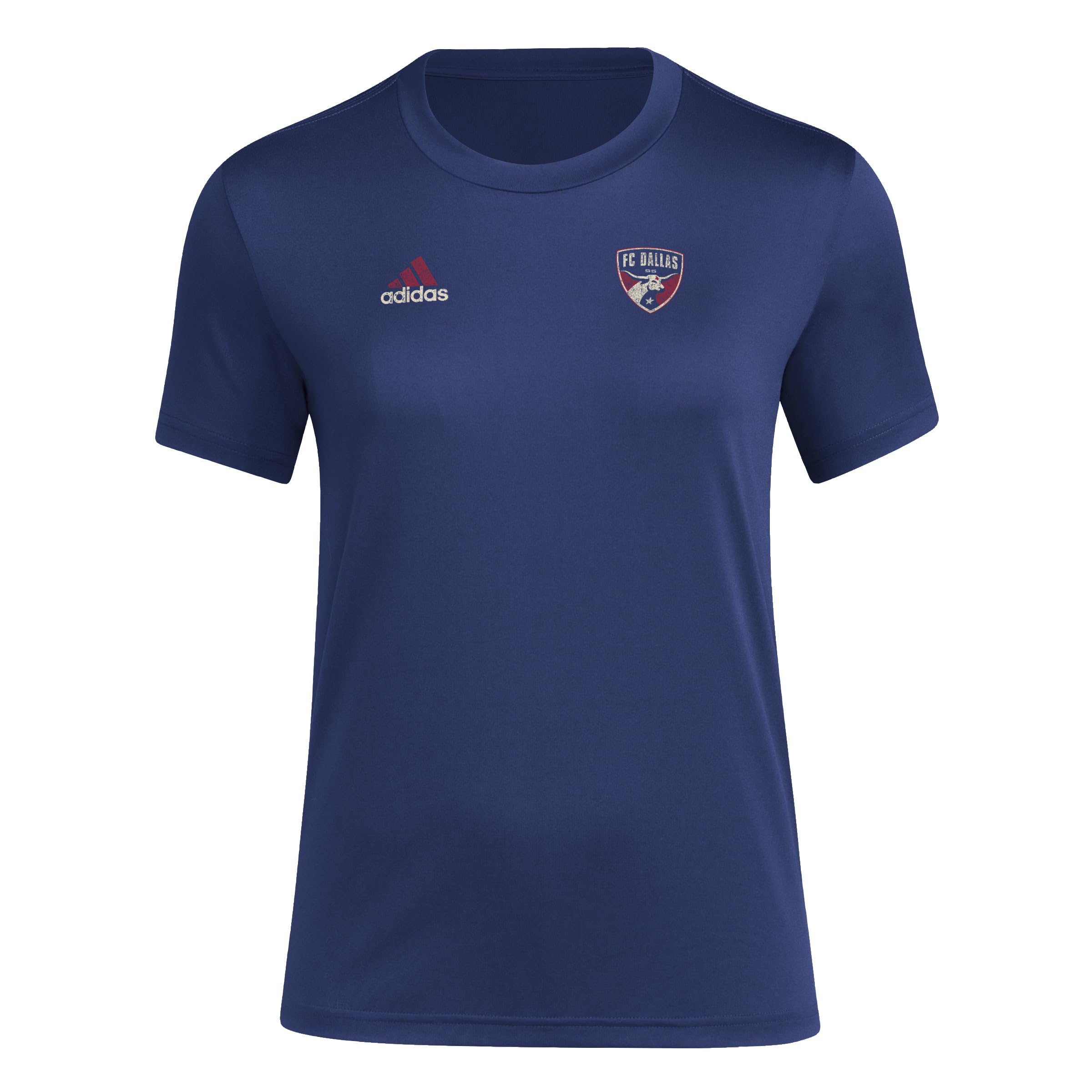 adidas Womens Fc Dallas MLS Short Sleeve T-Shirt