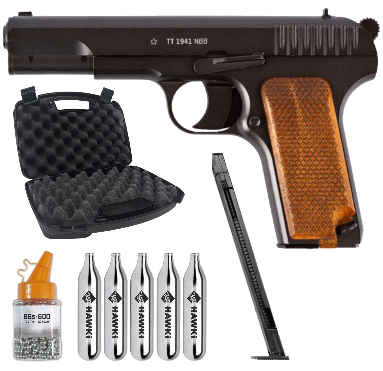 Gletcher TT Pistol Magazine - 18 Round Steel BB Capacity