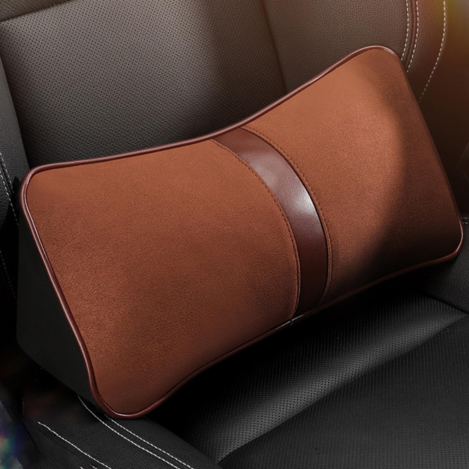 Almohada para Reposacabezas De Coche Suave Transpirable Ergonómica | Almohada para Reposacabezas de Asiento de Coche Adultos, Conducción, Sueño, Desplazamiento y Viajes por Carretera