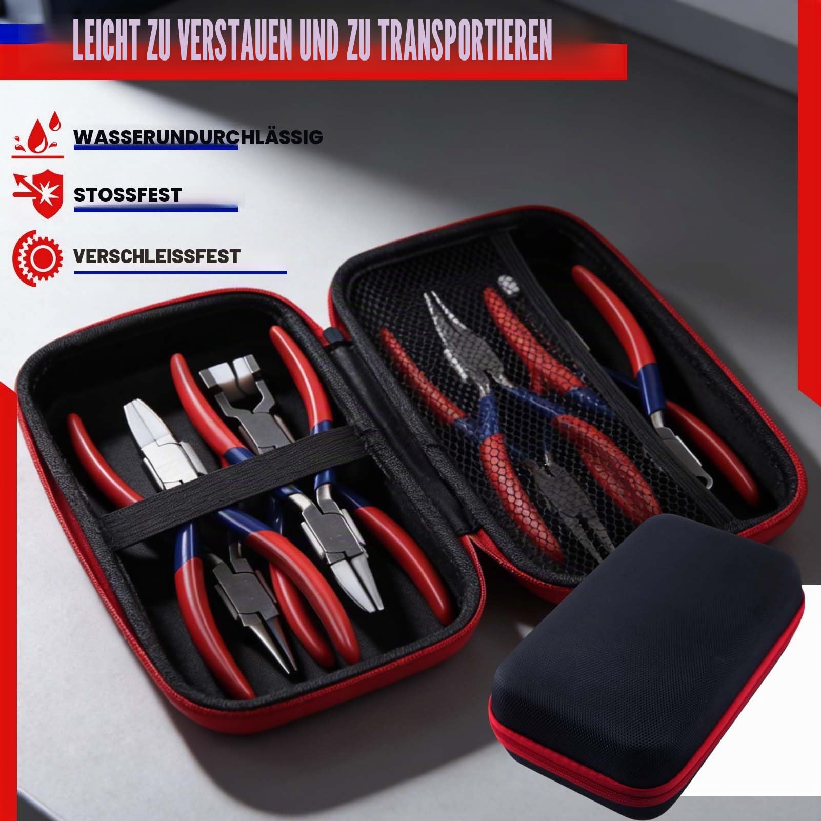 8-teiliges Brillenreparatur-Set mit Schraubendreher und Aufbewahrungsbox, optisches Brillenzangen-Set, Brillen-Einstellzange