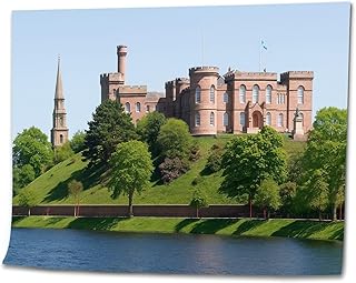VETEB Paint by Numbers Kit for Adults Beginner Inverness Castle Scotland Scotland Inverness Castle UK River River DIY Painting on Canvas by Numbers Acrylic Oil Painting for Home Decor Gifts 16"x20"