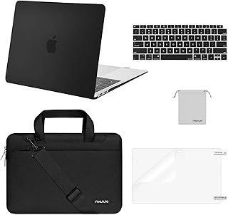 MOSISO Compatible with MacBook Air 13 inch Case 2022 2021 2020 2019 2018 Release A2337 M1 A2179 A1932 Touch ID, Plastic Ha...