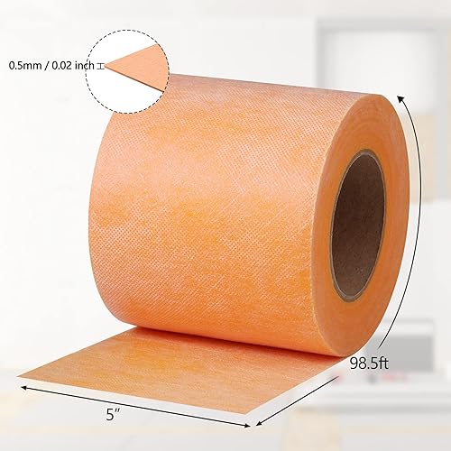 Miniatura 2 de Membrana impermeable de desacoplamiento para membrana debajo de azulejos, tela de polietileno para suelos de azulejos, membrana impermeable para