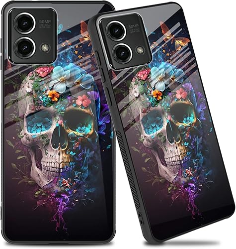 Miniatura 1 de Funda para Moto G Stylus 5G 2023, funda trasera de vidrio templado + TPU de silicona suave, a prueba de golpes, antiarañazos, para Motorola Moto G