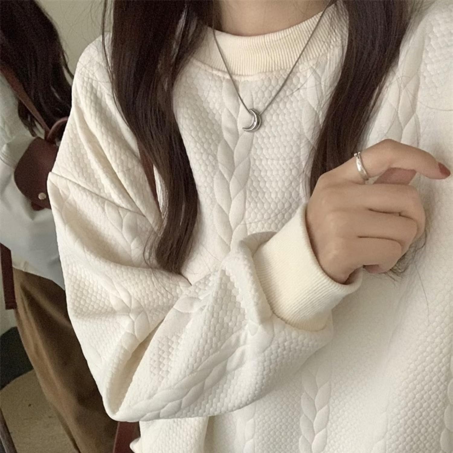 洗濯後も型崩れしにくい、扱いやすい素材
