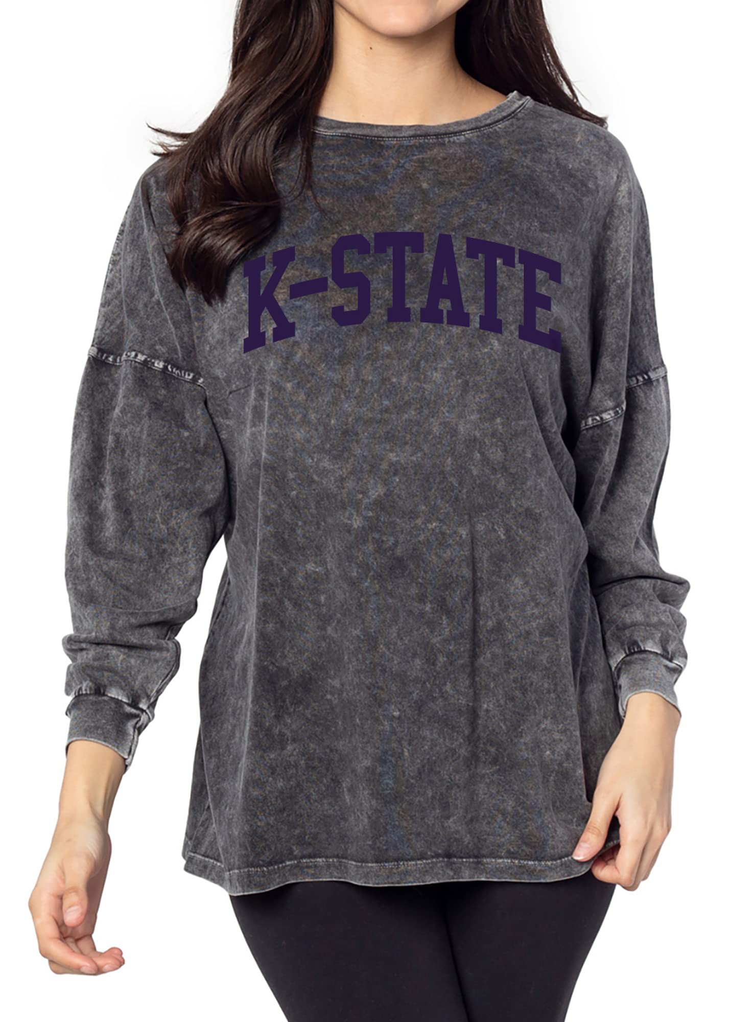 Chicka-d Women's Standard The Big Shirt, Graphite