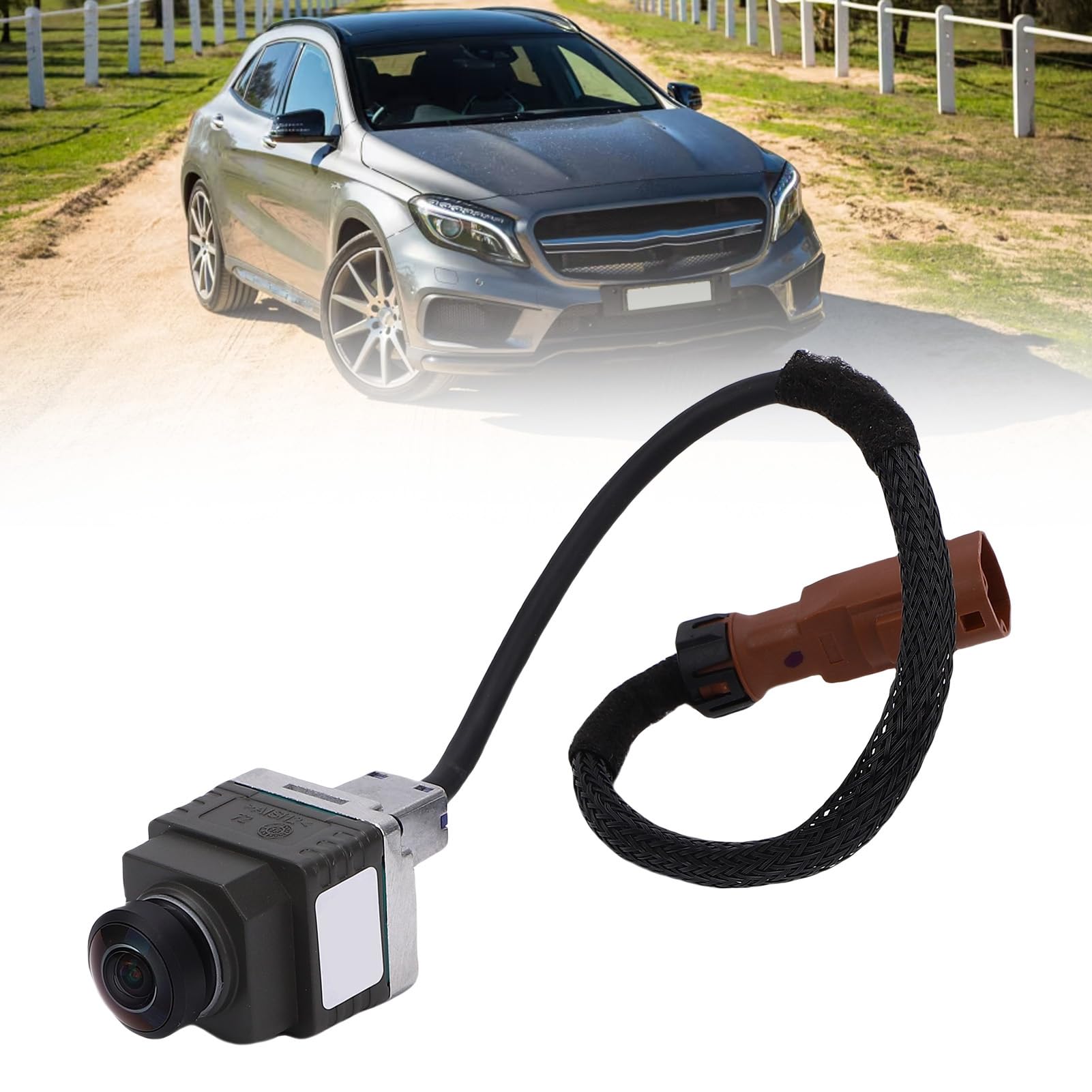 Caméra de Vue Avant 360 Degrés, Caméra de Stationnement Grand Angle, Remplacement pour C - Class W205 2015-2021 - Vision Panoramique Complète, Sécurité Renforcée, Adaptée au