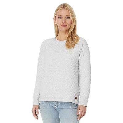 L.L.Bean Quilted Crew Neck Pullover Women