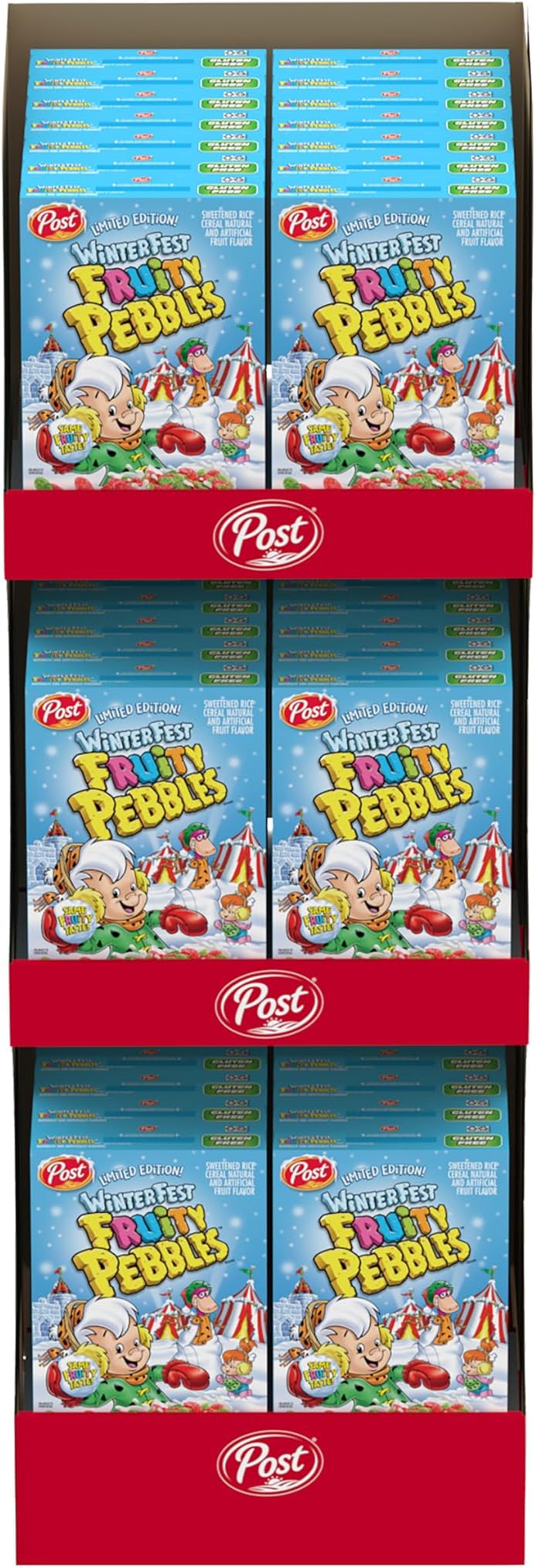 Fruity Pebbles Winterfest Limited Edition Post Breakfast Cereal, 10 Ounce Box