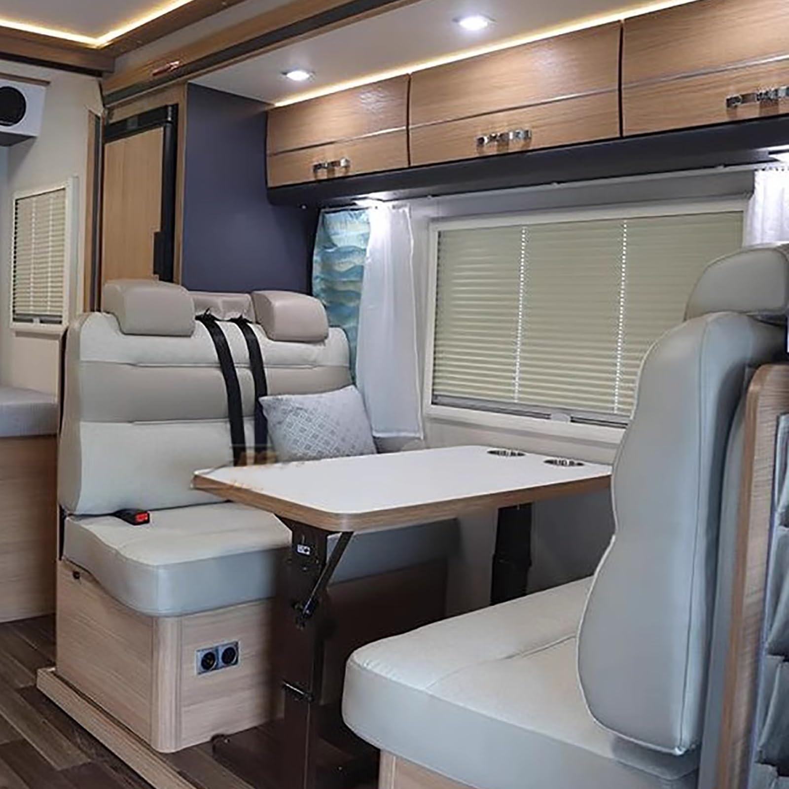 RV Camper Furgoneta Patas Plegables para Mesa, Soporte de Pata de Mesa Plegable para RV, Patas de Mesa de Metal, Extraíbles y Ajustables en Altura, para Patio, Yate, Caravana, Habitación