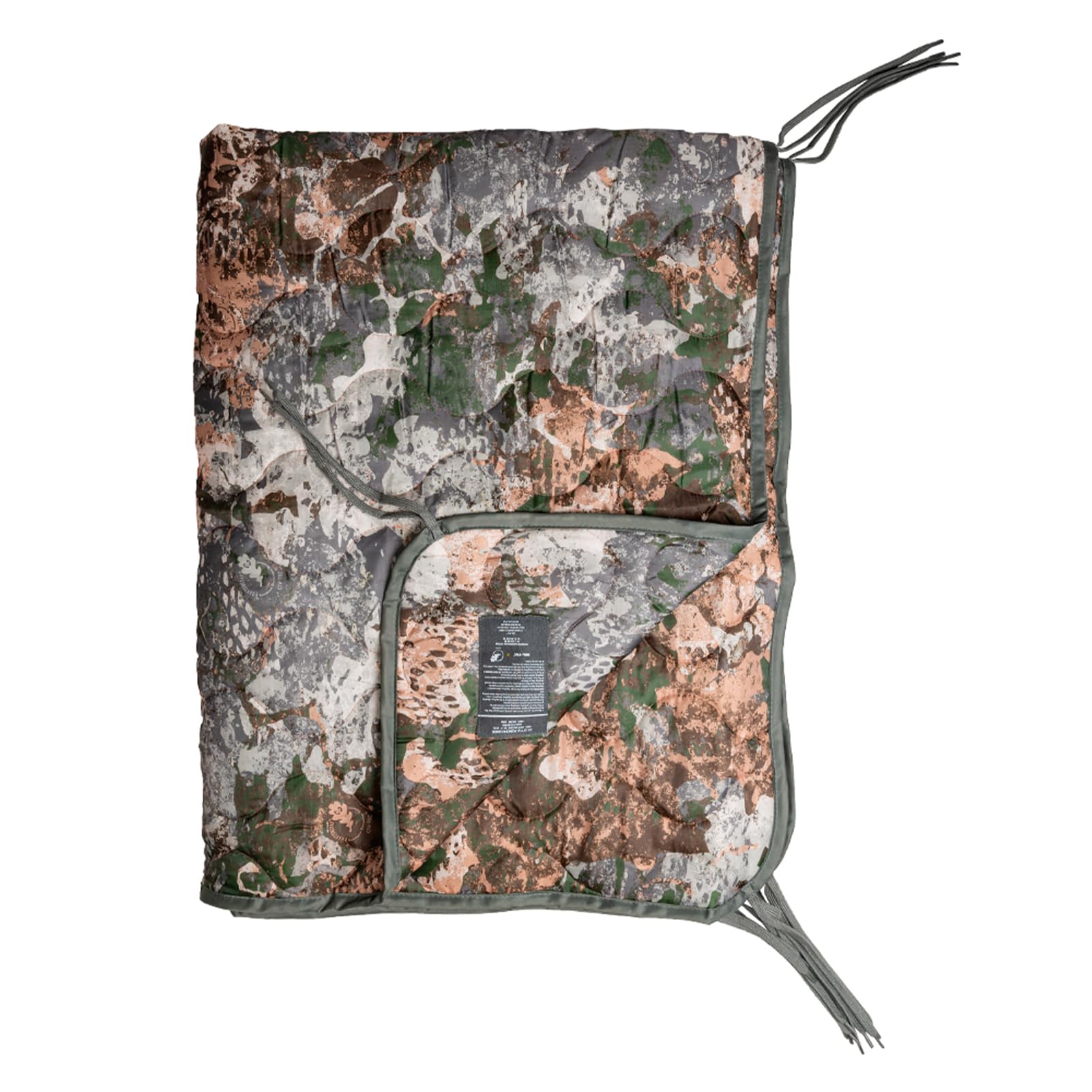 Mil-Tec Ripstop Poncho Liner - Lightweight Portable Durable Polyester Versatile Poncho Liner - Can be Used as Comforter, Blanket, Ground Mat, Sleeping Bag - Carry Bag Included - Phantomleaf WASP I Z1B