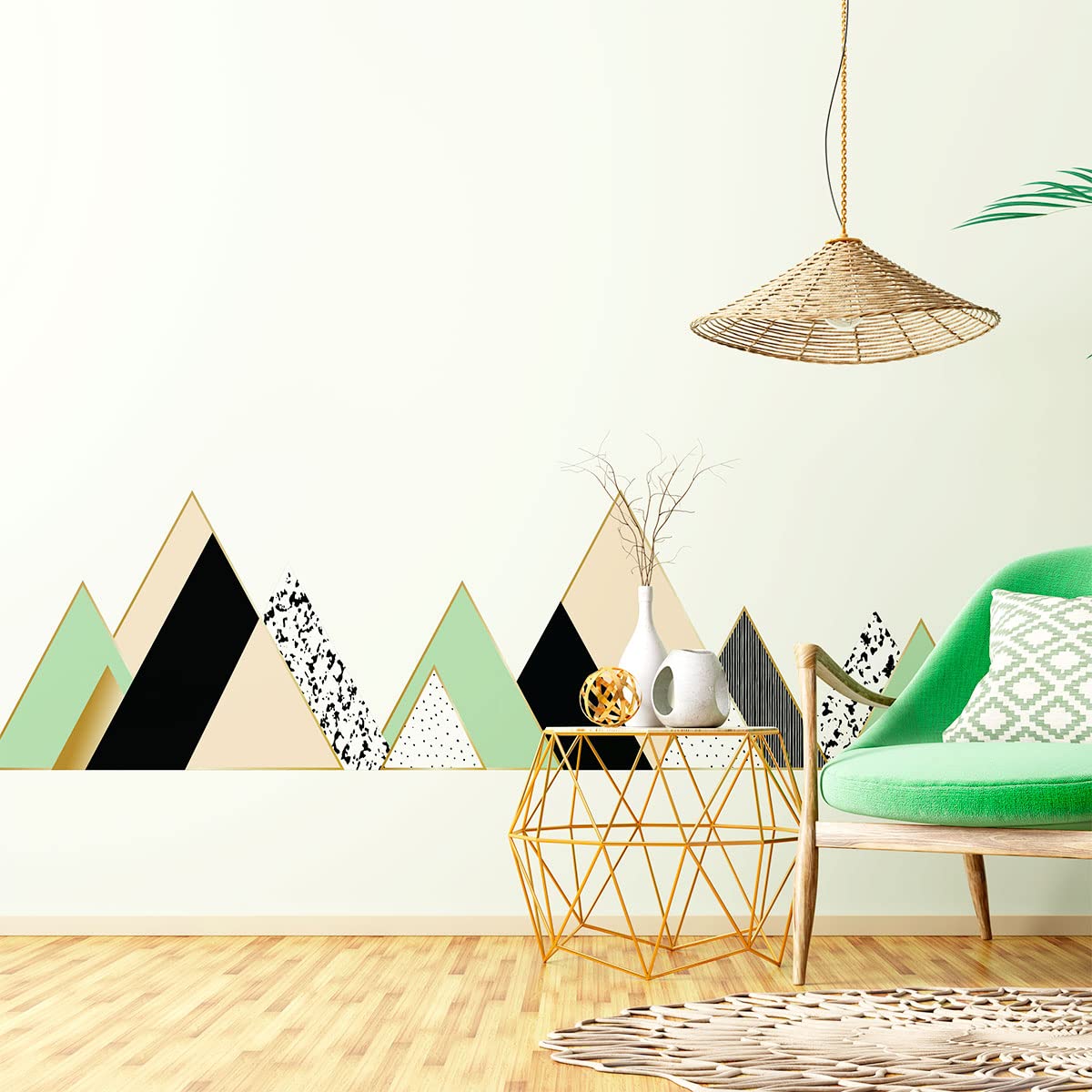 Imatong Giant Scandinavian Mountains Wall Sticker 95 x 135 cm