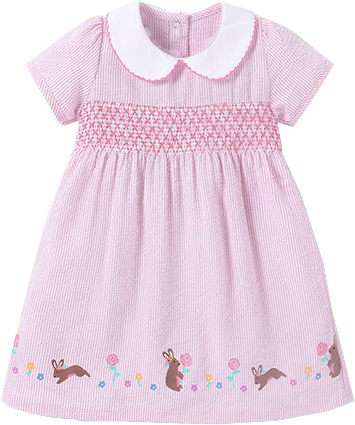 maxToonrainLittle Girls' Dresses Casual Spring Summer Outfit Cotton Clothes for 2-8 Years Old Toddlers and Girls
