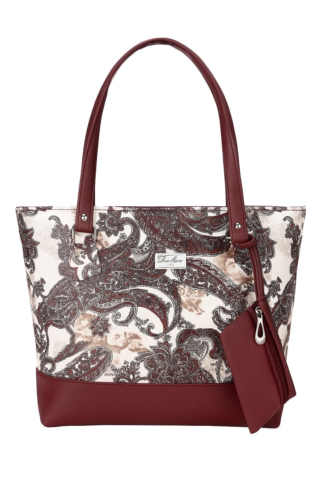De Elmore Elegant Printed Tote Shoulder Bag & Handbag Set - Women's Fashion-picture-35