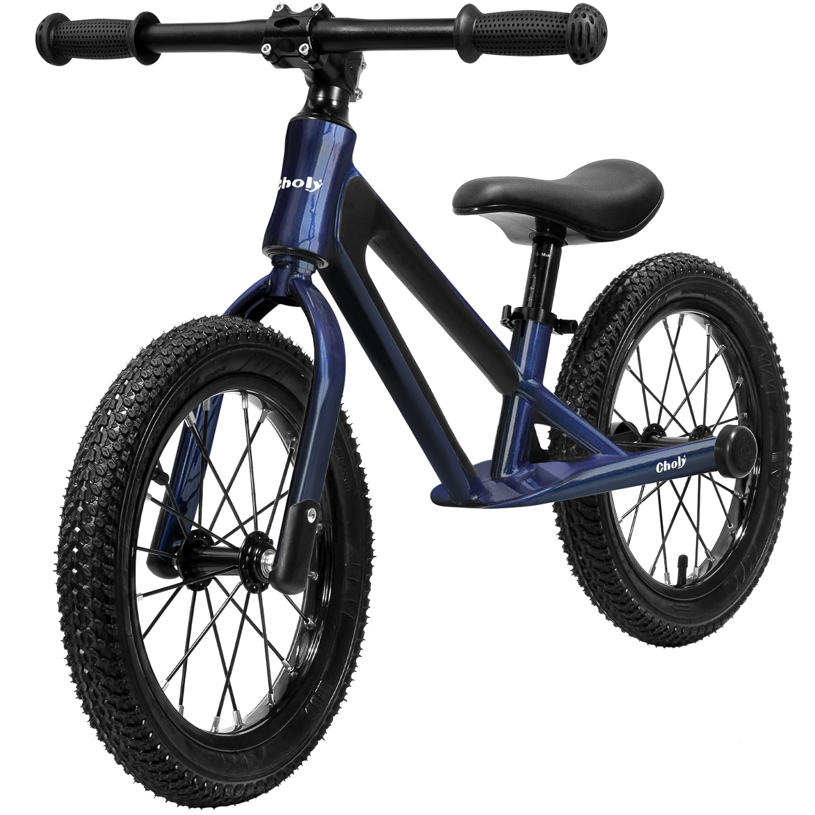 CHOLY 14 Zoll Laufrad für Kinder von 3-6 Jahren, Pedalfreies Kinderfahrrad | verstellbarem Sitz, Luftreifen und Rahmen aus Magnesiumlegierung, leichtes Trainingsfahrrad für Kinder