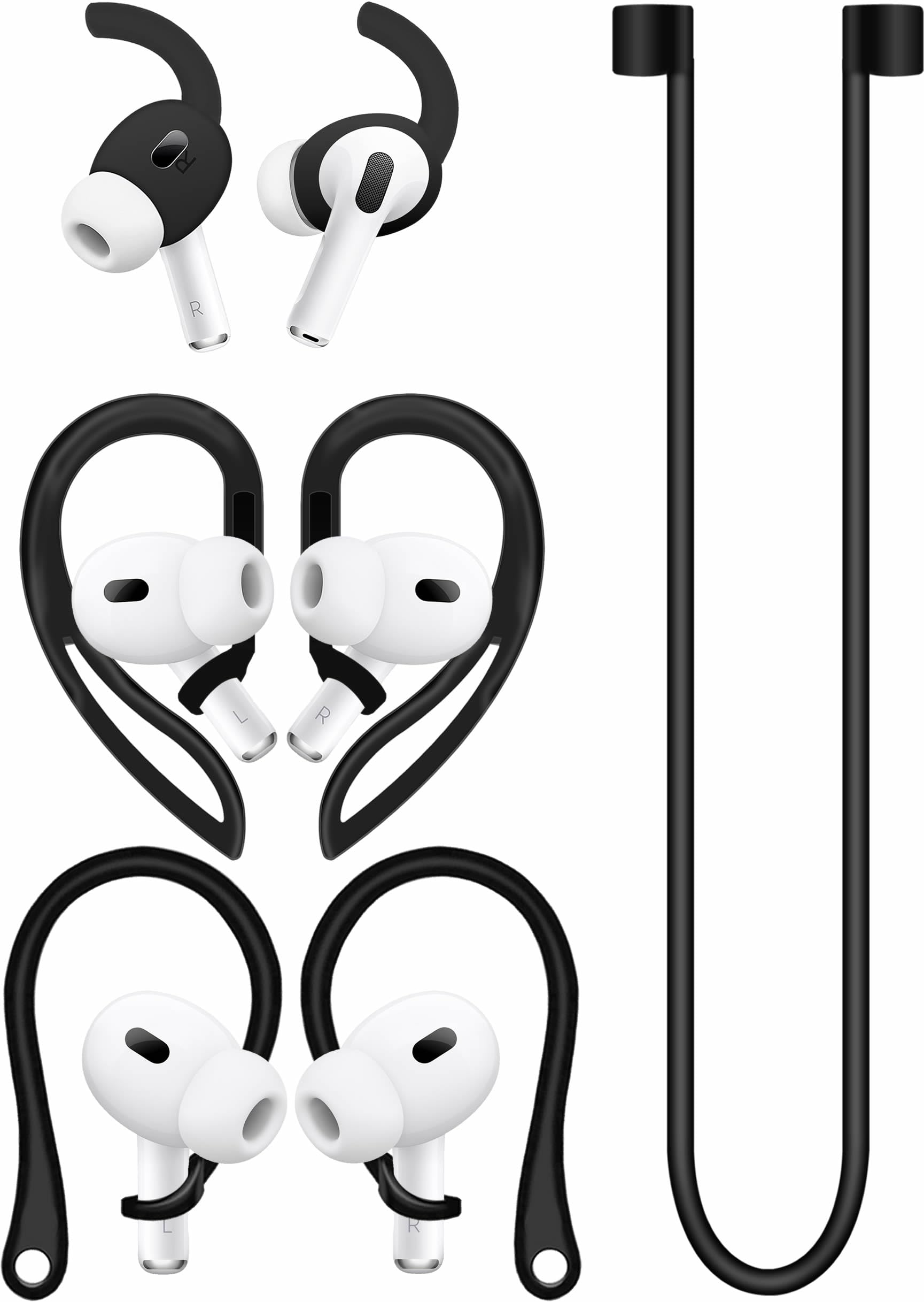 2 Ganci In Silicone Antismarrimento Per AirPods 3 / Pro – Multicolore