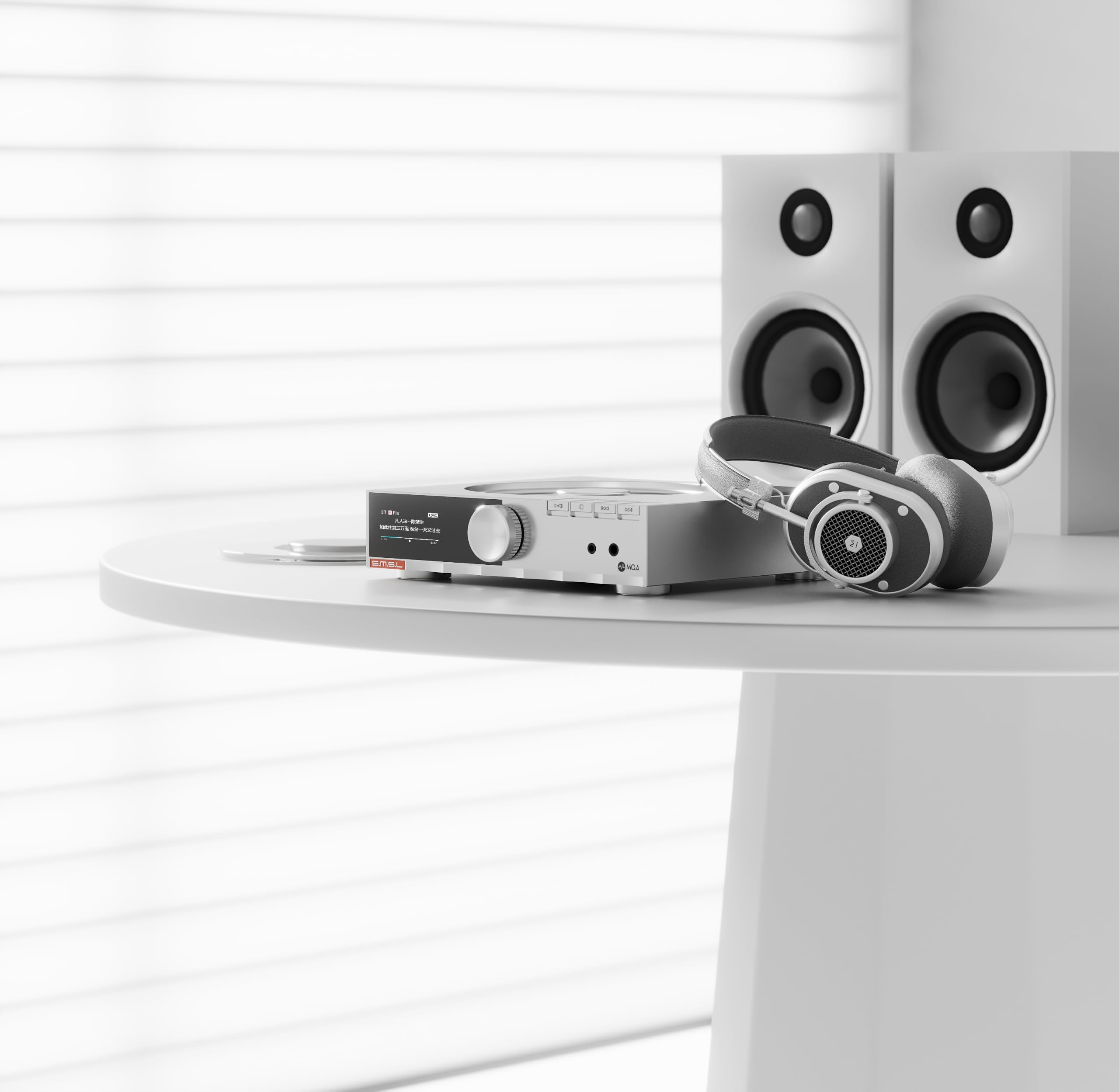 SMSL PL200 MK2 All-in-One lettore CD DAC amplificatore per cuffie, ES9039Q2M Desktop HiFi Audio