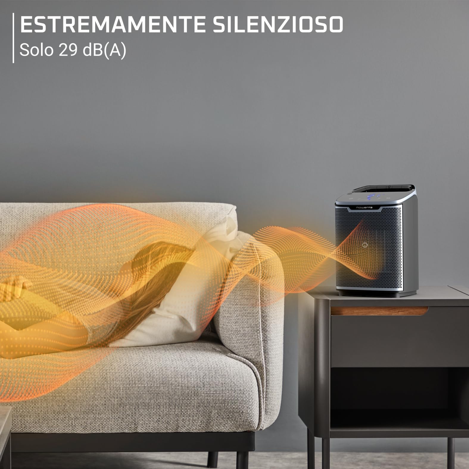 Rowenta Instant Comfort +, Termoventilatore, Potente Riscaldamento in Ceramica, Efficienza Energetica, Silenzioso, SO9360