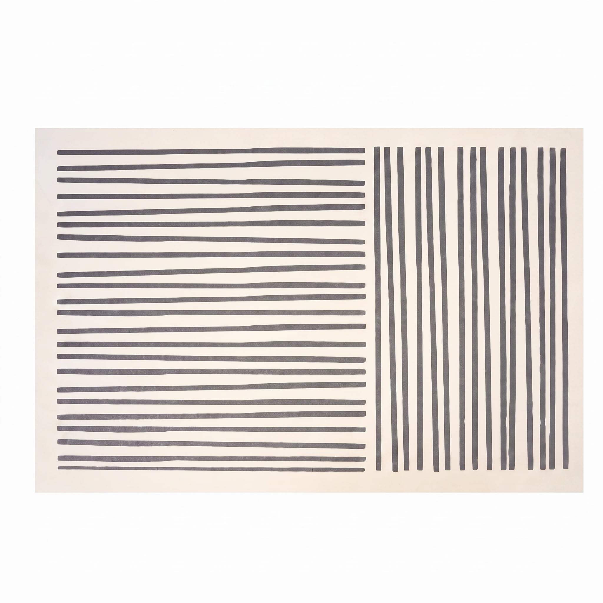 Coffee Machine Mat, Coffee Mat with Beige Grey Stripes Non Slip Quick Drying Drying Mats Absorbent Dish Stackable Draining Mats for Coffees Machines and Kitchen Countertops (50 × 30 × 0.5cm)