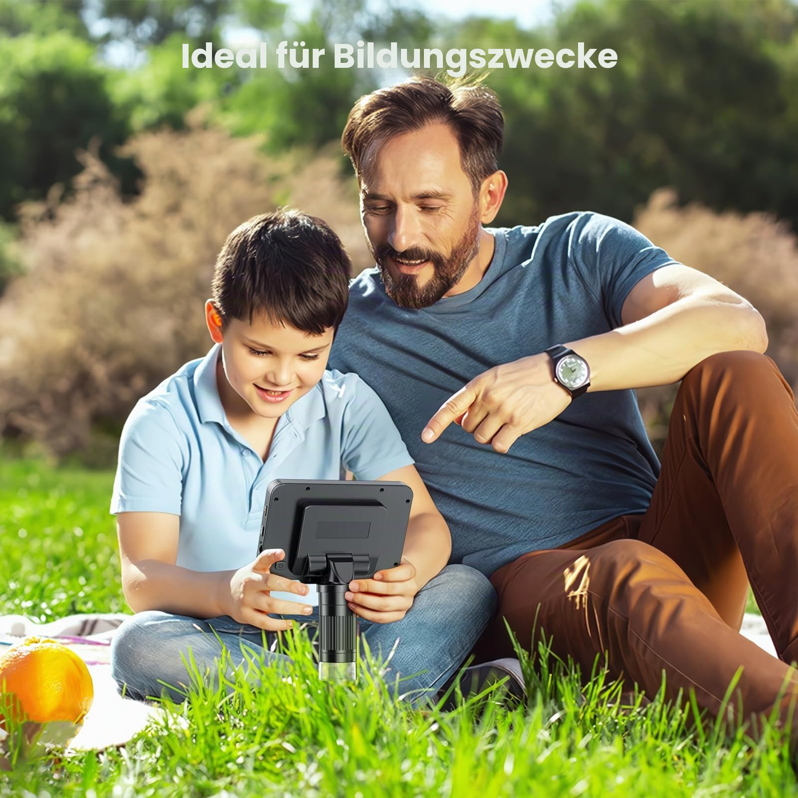 Digitales LCD-Lötmikroskop für PCB-Reparatur mit C-Klemme, 12,7 cm | Für Lötprüfungen und Elektronikreparatur; C-Klemme hält beide Hände frei, und der Bildschirm funktioniert ohne Computer.