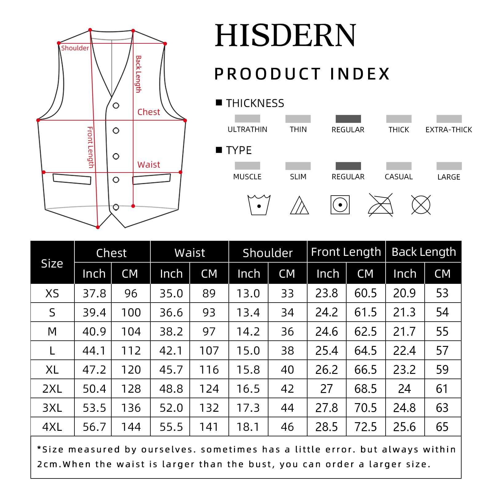 HISDERN Chaleco Traje Hombre Vintage Casual Chaleco Tweed de Lana Hombre para Boda Negocios con Bolsillos