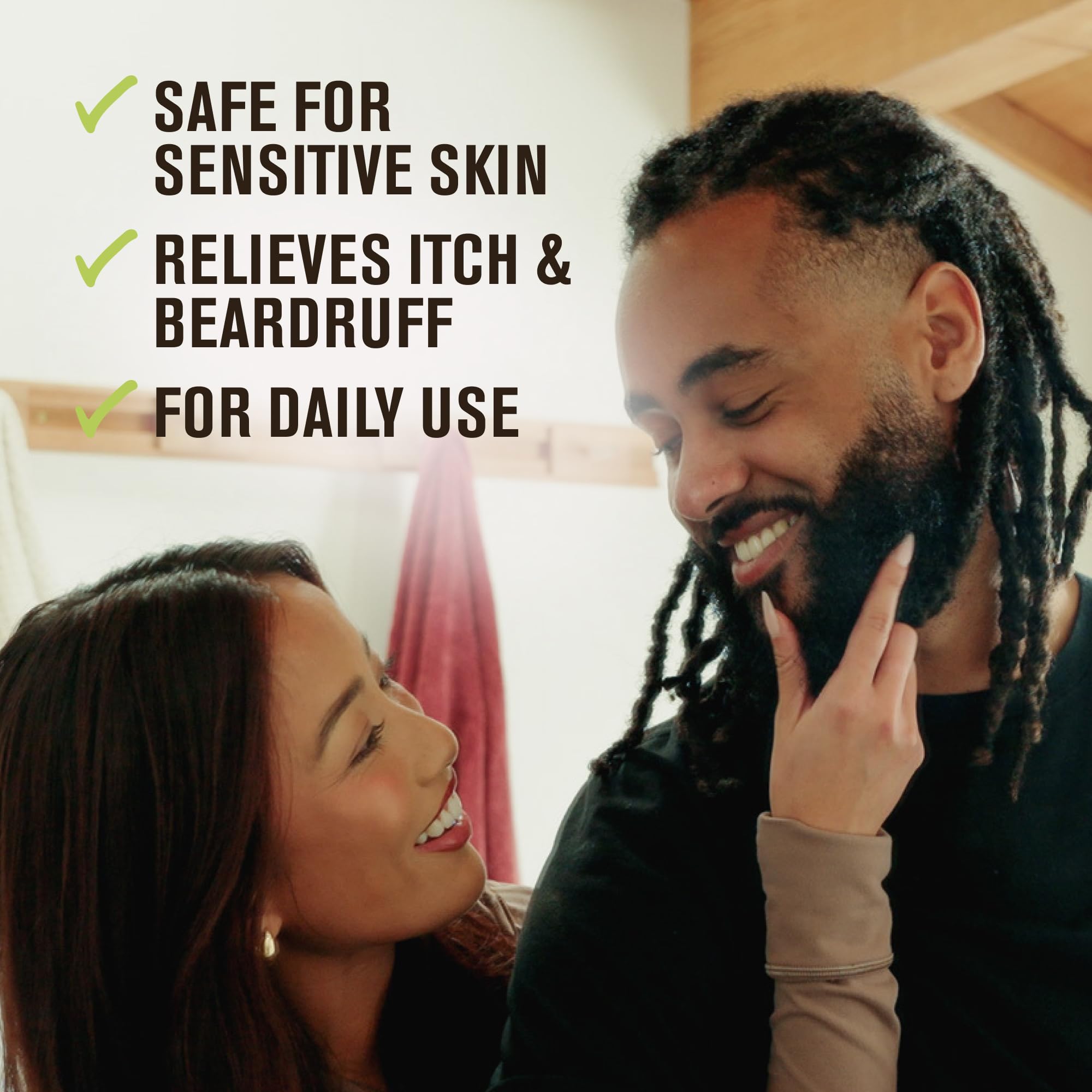 Every Man Jack Unscented Beard Bundle - Fragrance Free for Sensitive Skin - Contains (1) each of Beard & Face Wash, Beard Butter, and Beard Oil