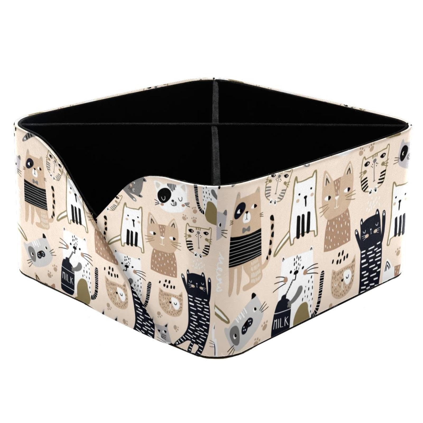 Porte-crayons chat à offrir comme cadeau de papeterie original pour bureau et maison