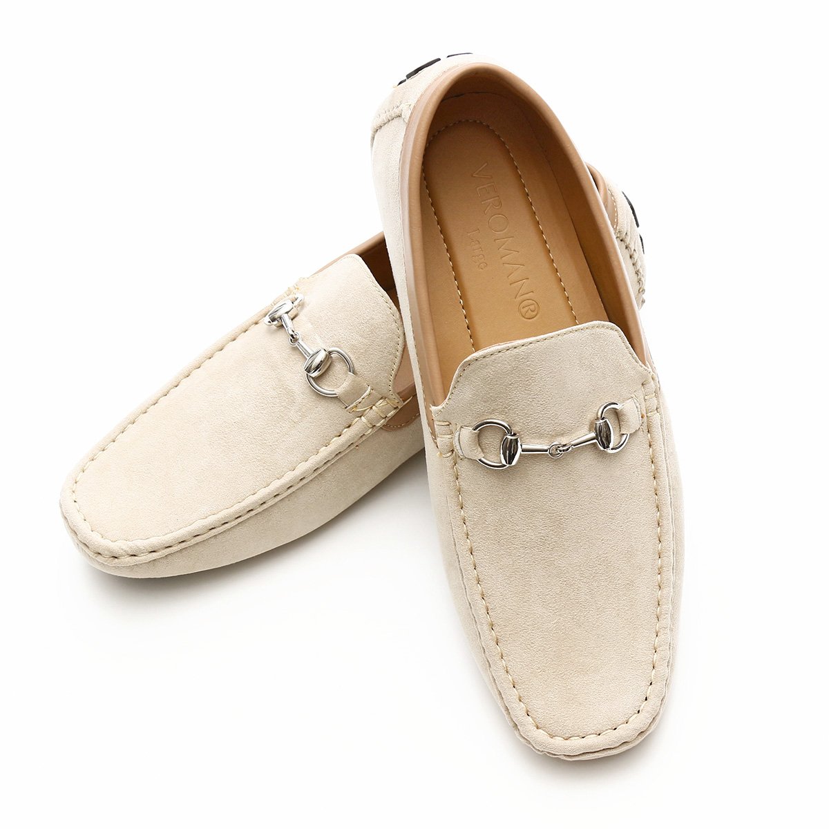 Men's Bit Slip on Loafer Driving Boat Shoes Classic Suede