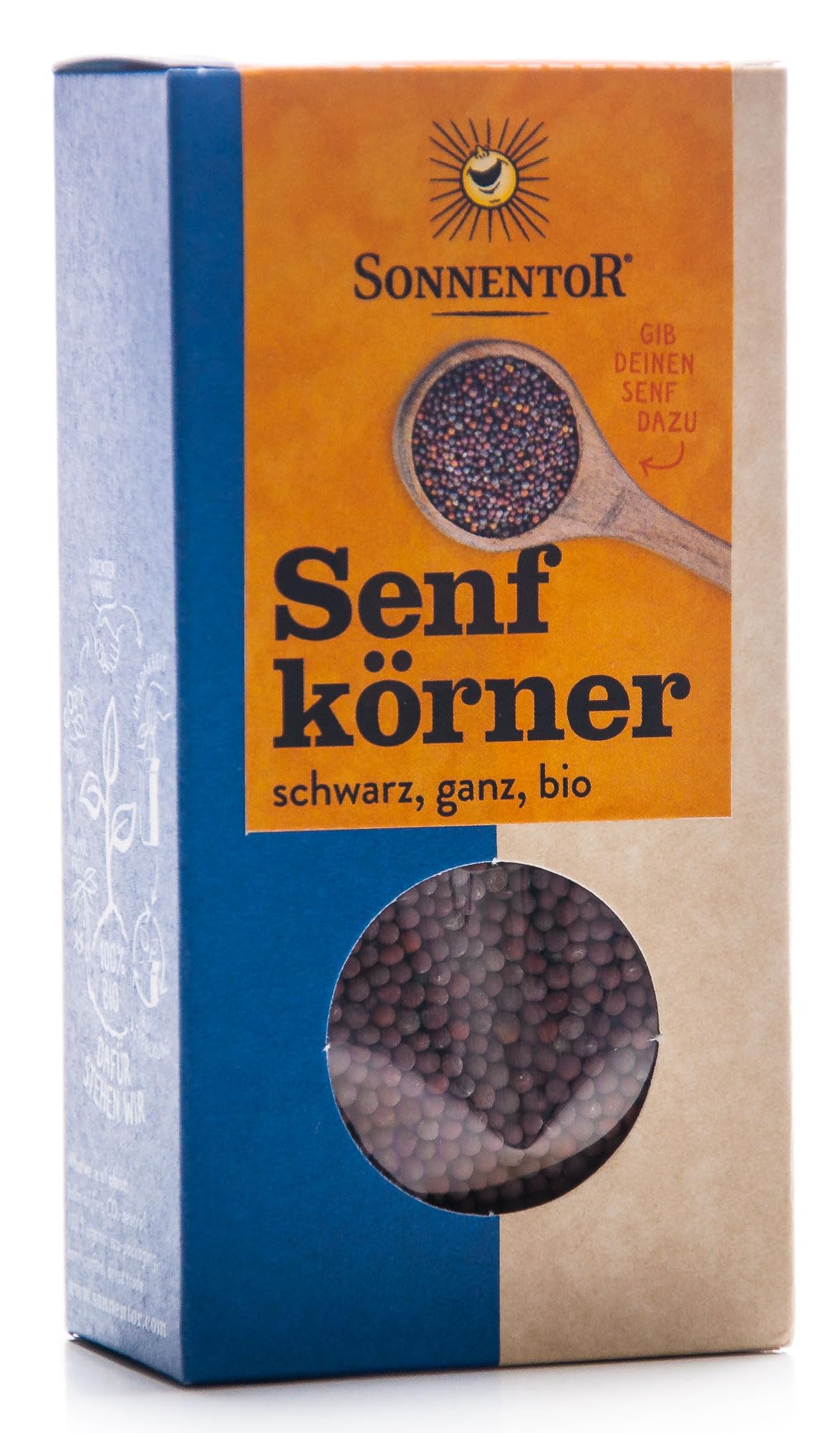 Senfkörner schwarz ganz 1 x 80 g Lebensmittel & Getränke