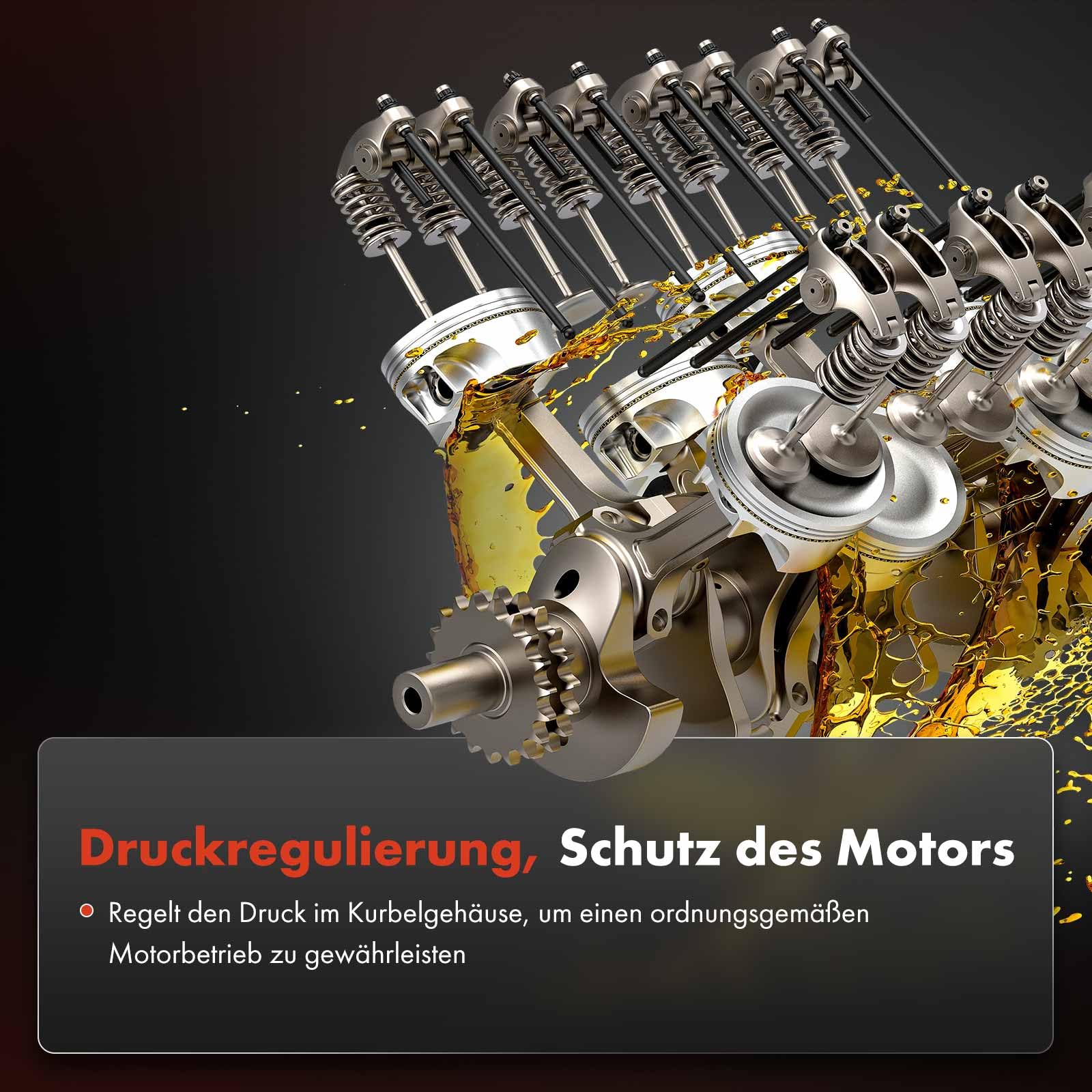 Kurbelgehäuseentlüftung KGE Ölabscheider Entlüfter Für N52 Motor