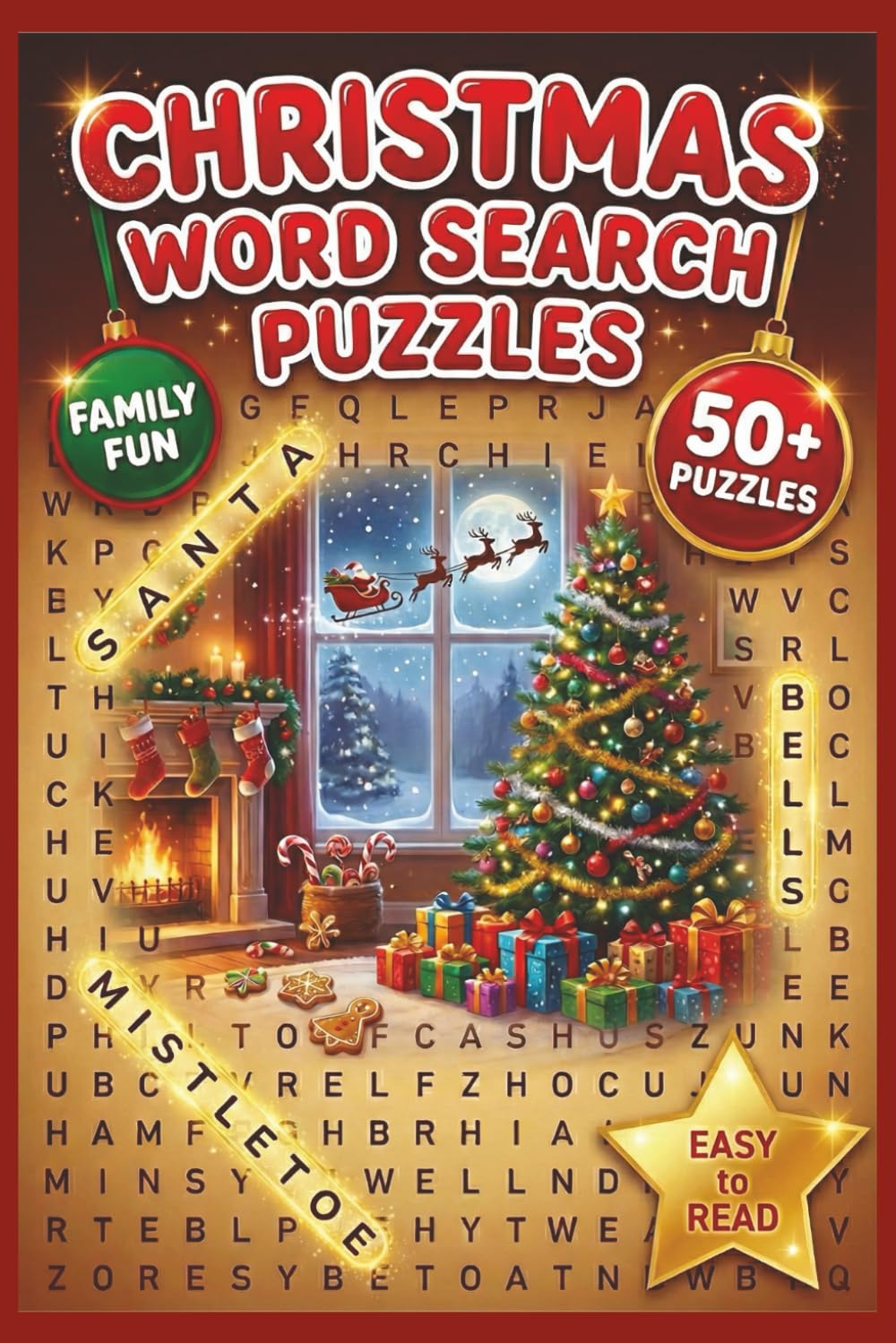 Christmas Word Search Book: 50+ Festive Puzzles Celebrating Holiday Traditions, Santa & Reindeer, Christmas Movies & Carols: 495 Unique Holiday Terms ... Word Search Lovers and Holiday Enthusiasts