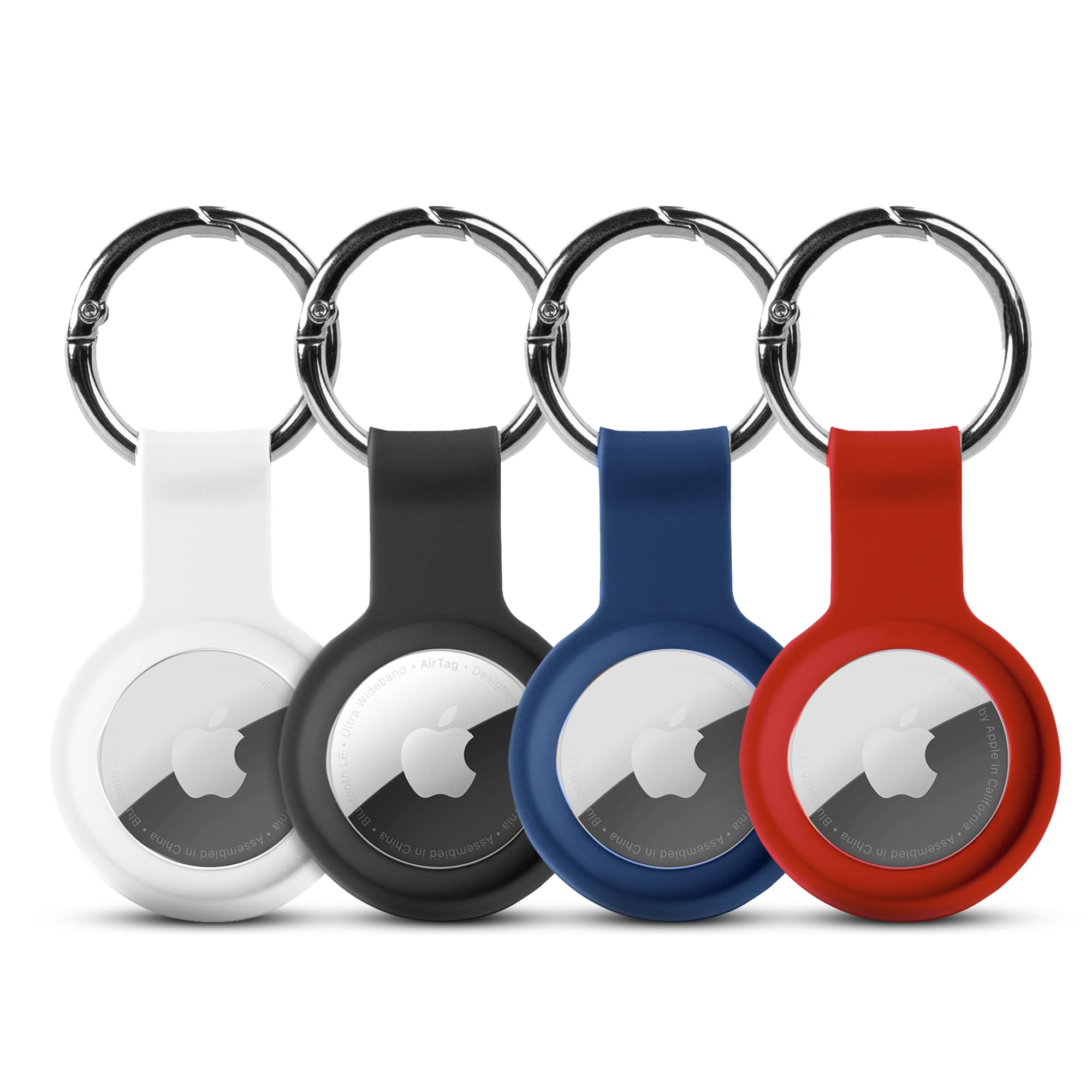 Custodia Trasparente per Apple AirTag - 4 Pezzi di Protezione Elegante KP37027 Custodia Trasparente per Apple AirTag - 4 Pezzi di Protezione Elegante KP37027