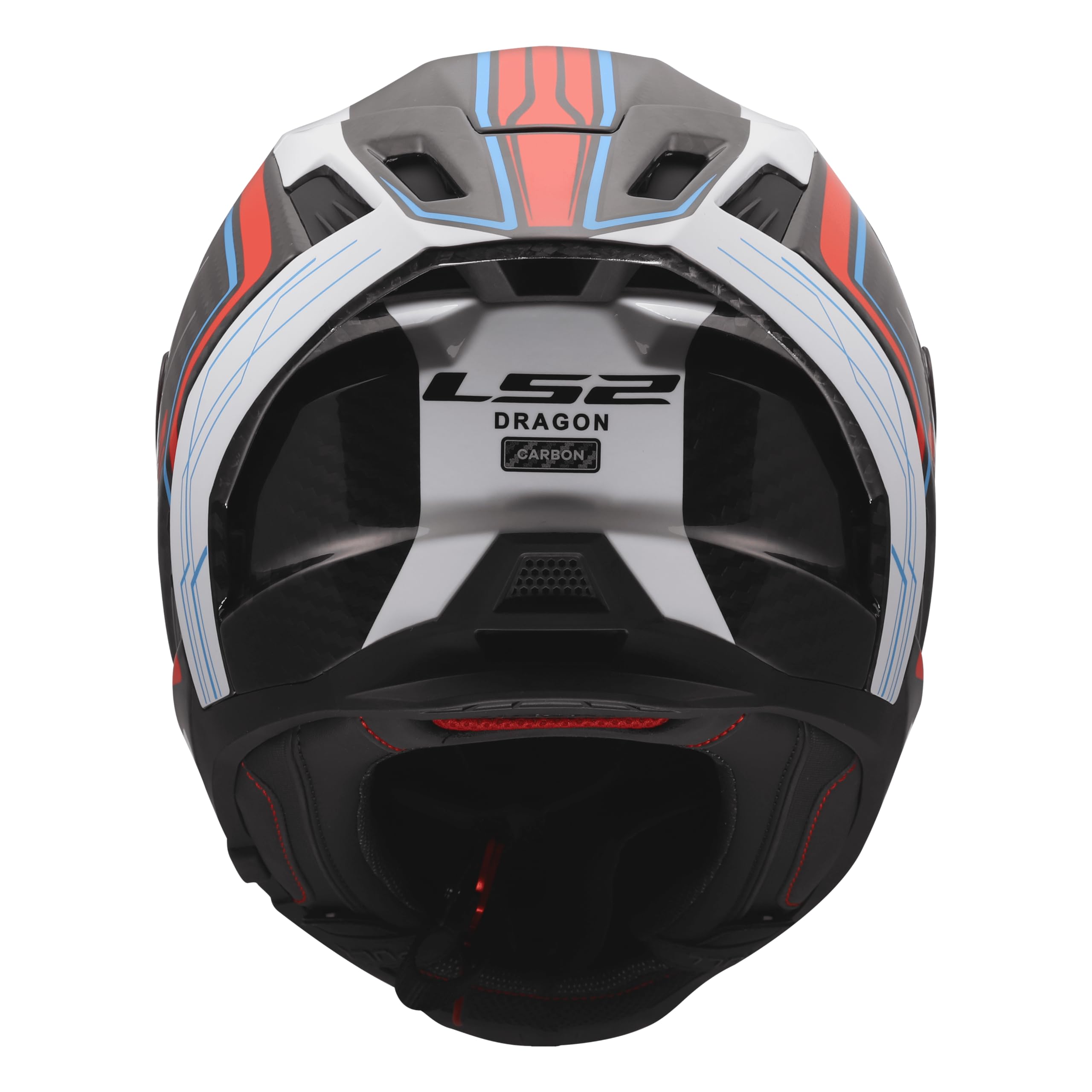 LS2, Casco Moto Integral DRAGON SUBIC White Blue Red, M