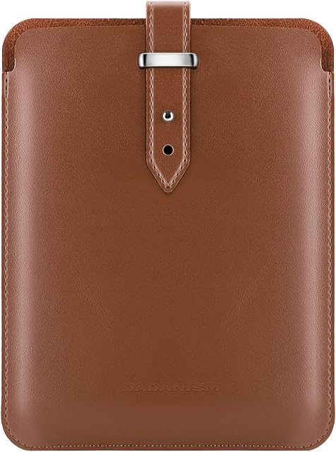 Dadanism 6" Sleeve Case Compatible with All-New Kindle 10th Gen 2019/Kindle Paperwhite 2018, PU Leather Pouch Protective Bag Cover Fits All Kindle Paperwhite/Voyage/Oasis 6"/8th Gen 2016 - Brown